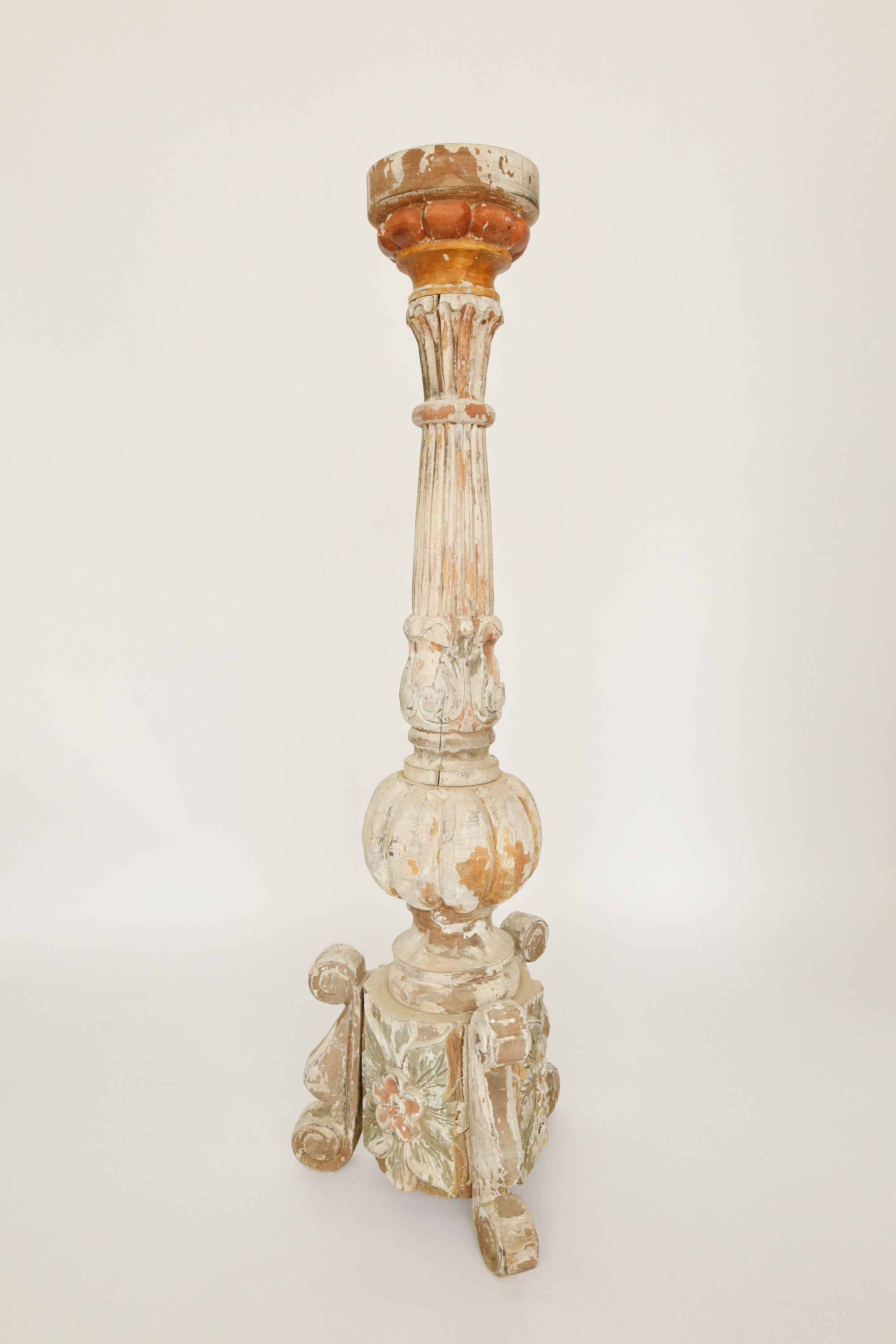 18th Century Wooden Candle Stand