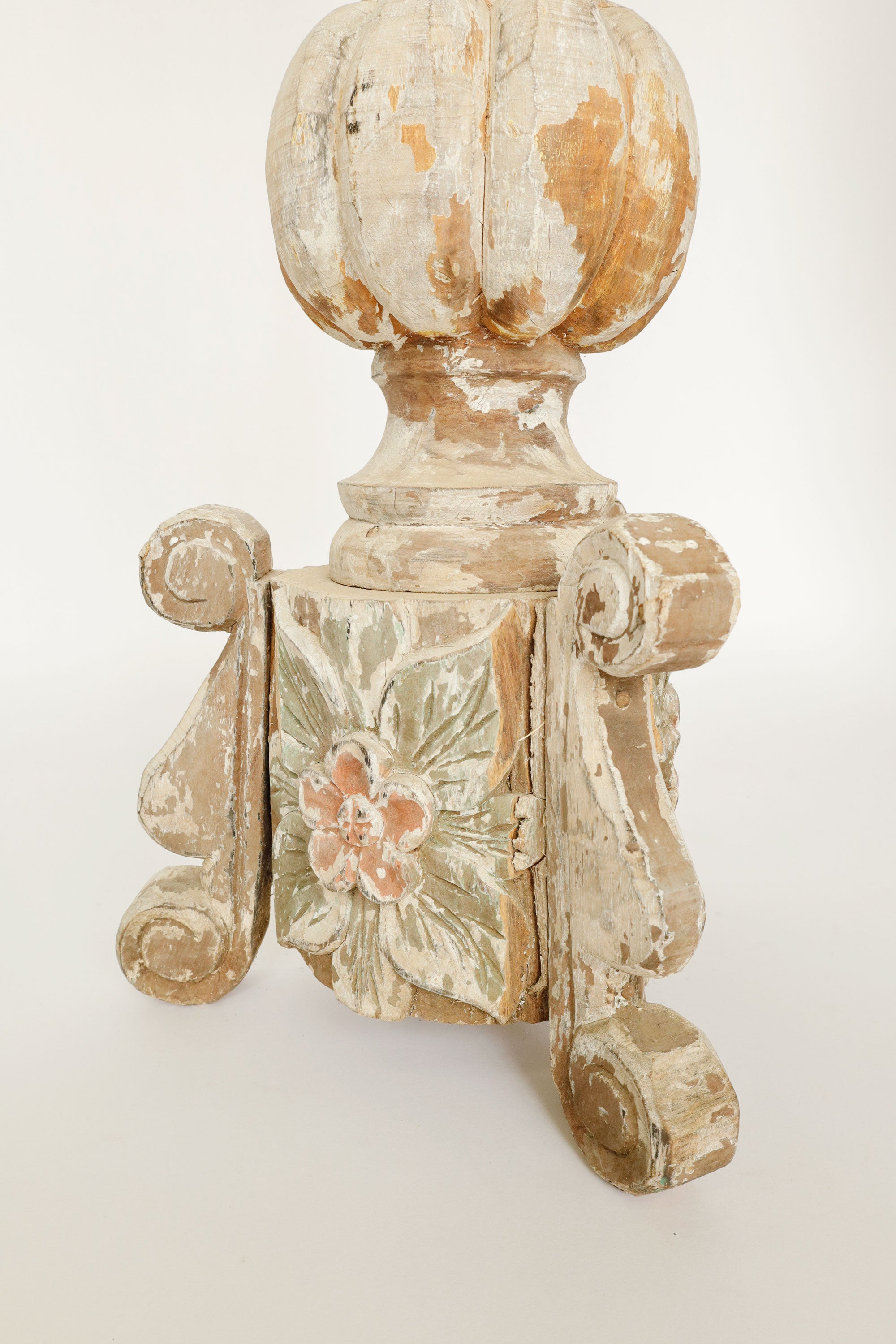 18th Century Wooden Candle Stand