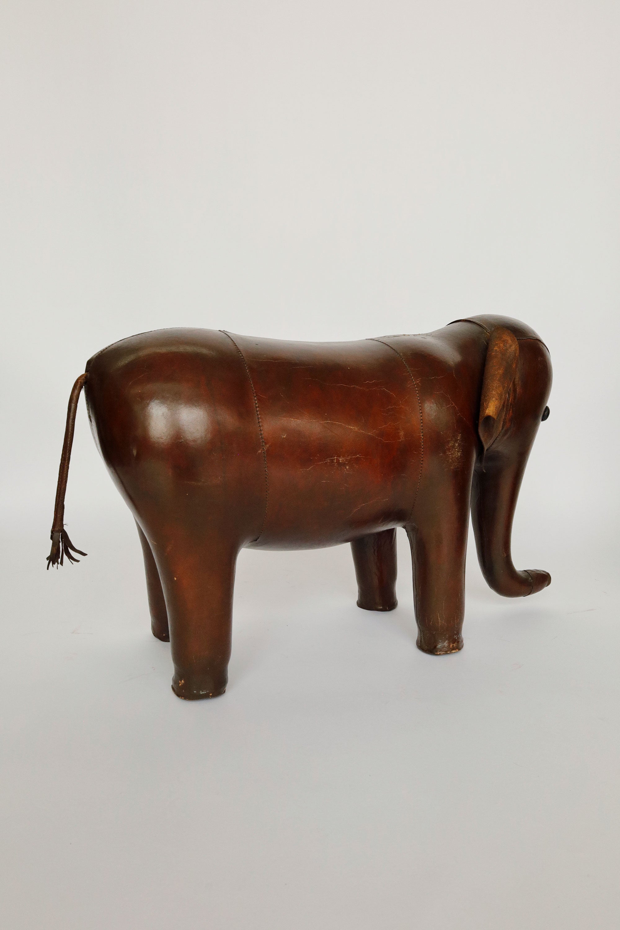 1950's Liberty Leather Elephant Ottoman