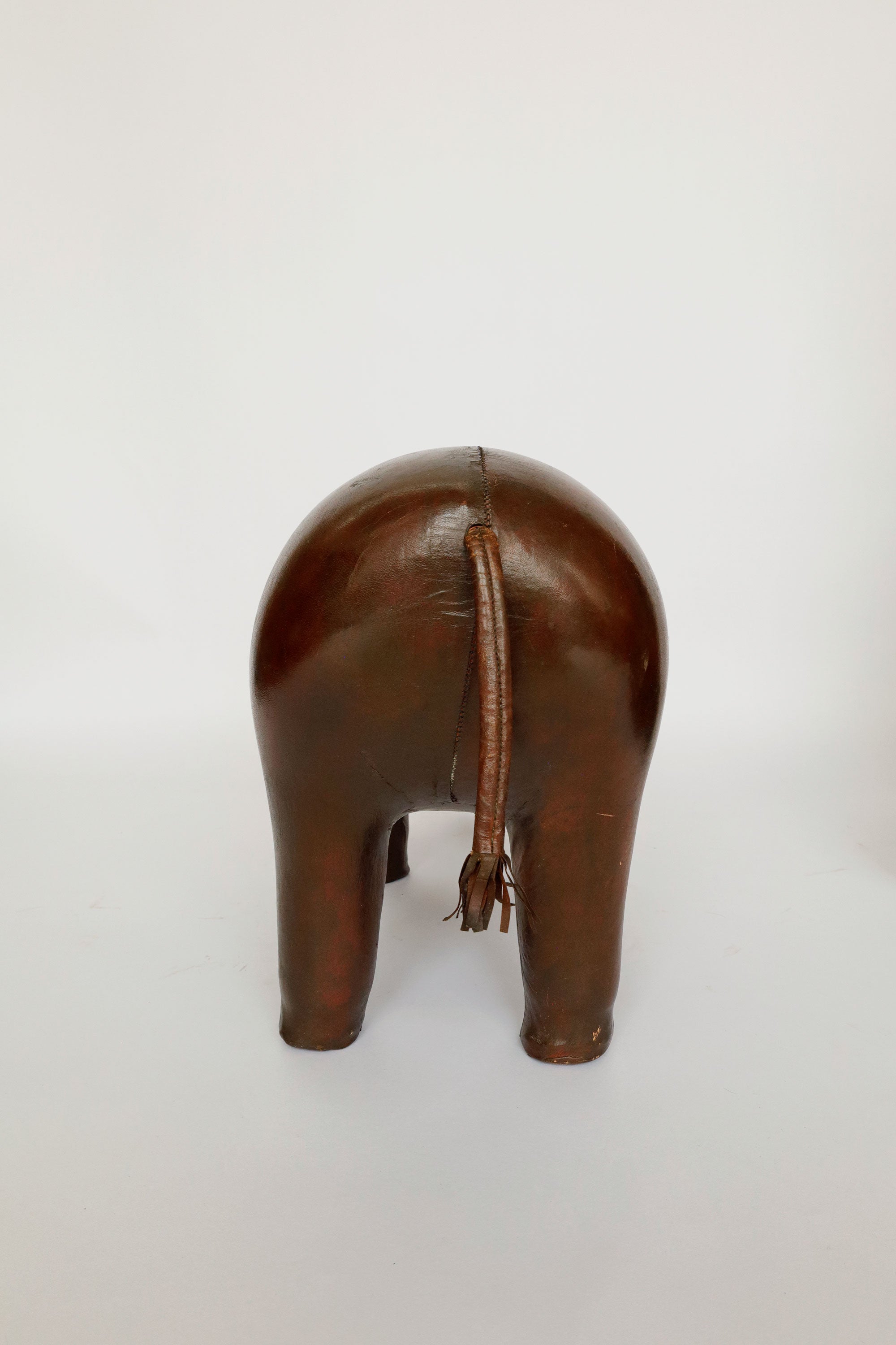 1950's Liberty Leather Elephant Ottoman