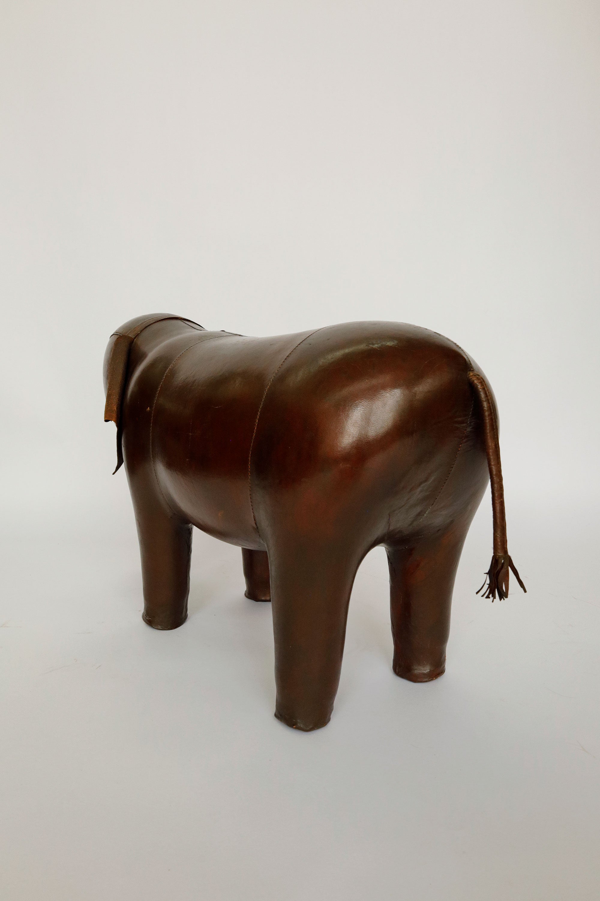 1950's Liberty Leather Elephant Ottoman