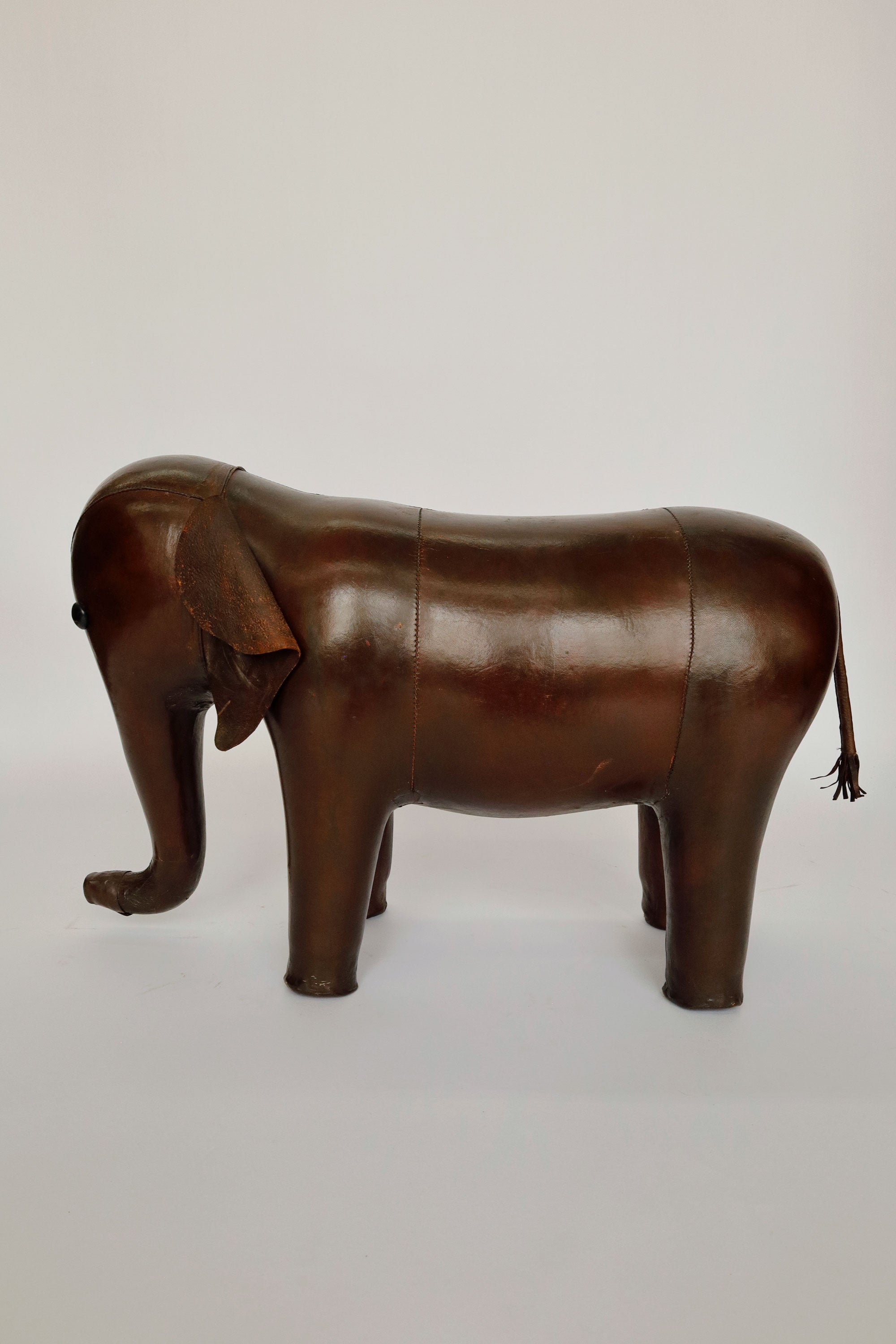 1950's Liberty Leather Elephant Ottoman