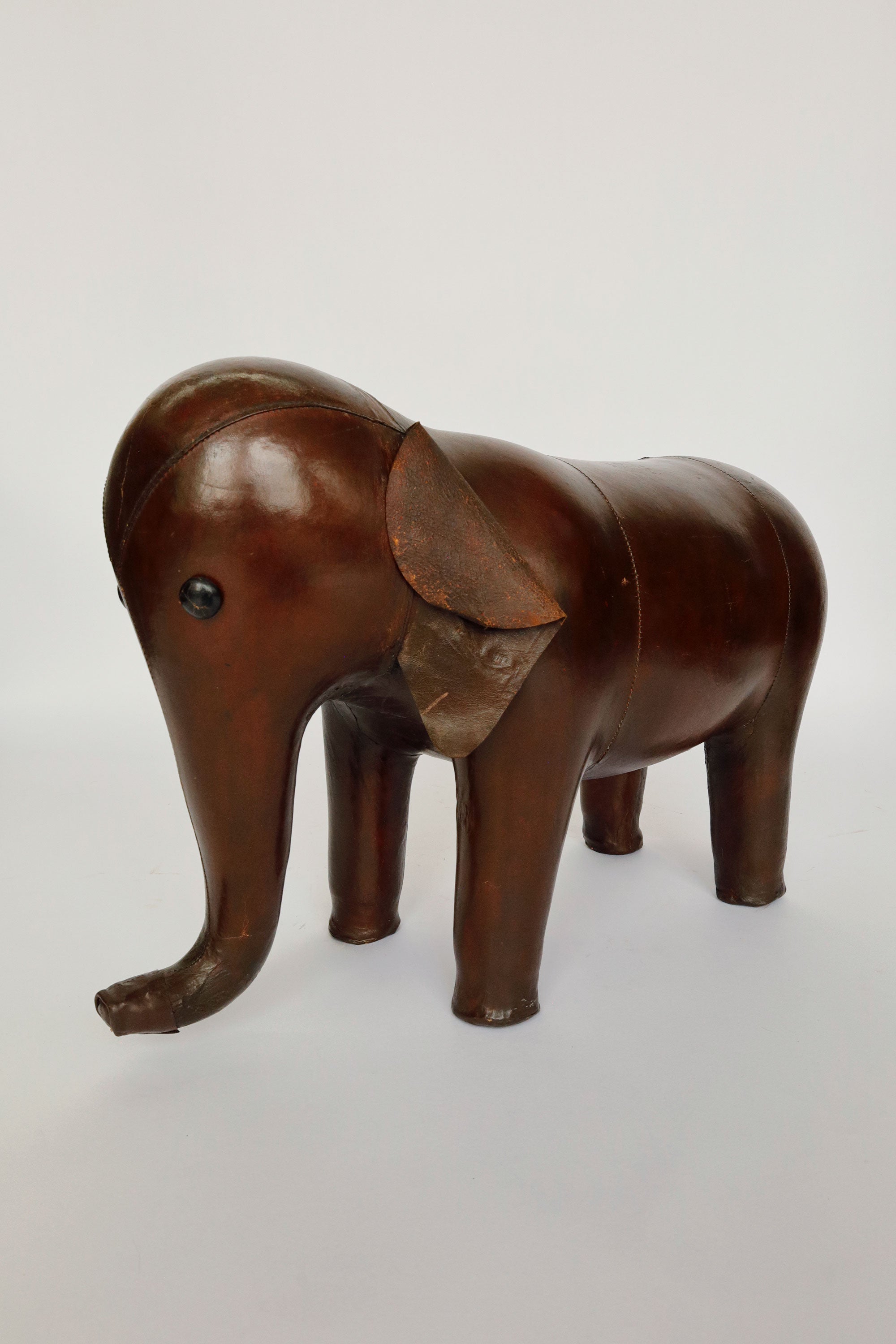1950's Liberty Leather Elephant Ottoman