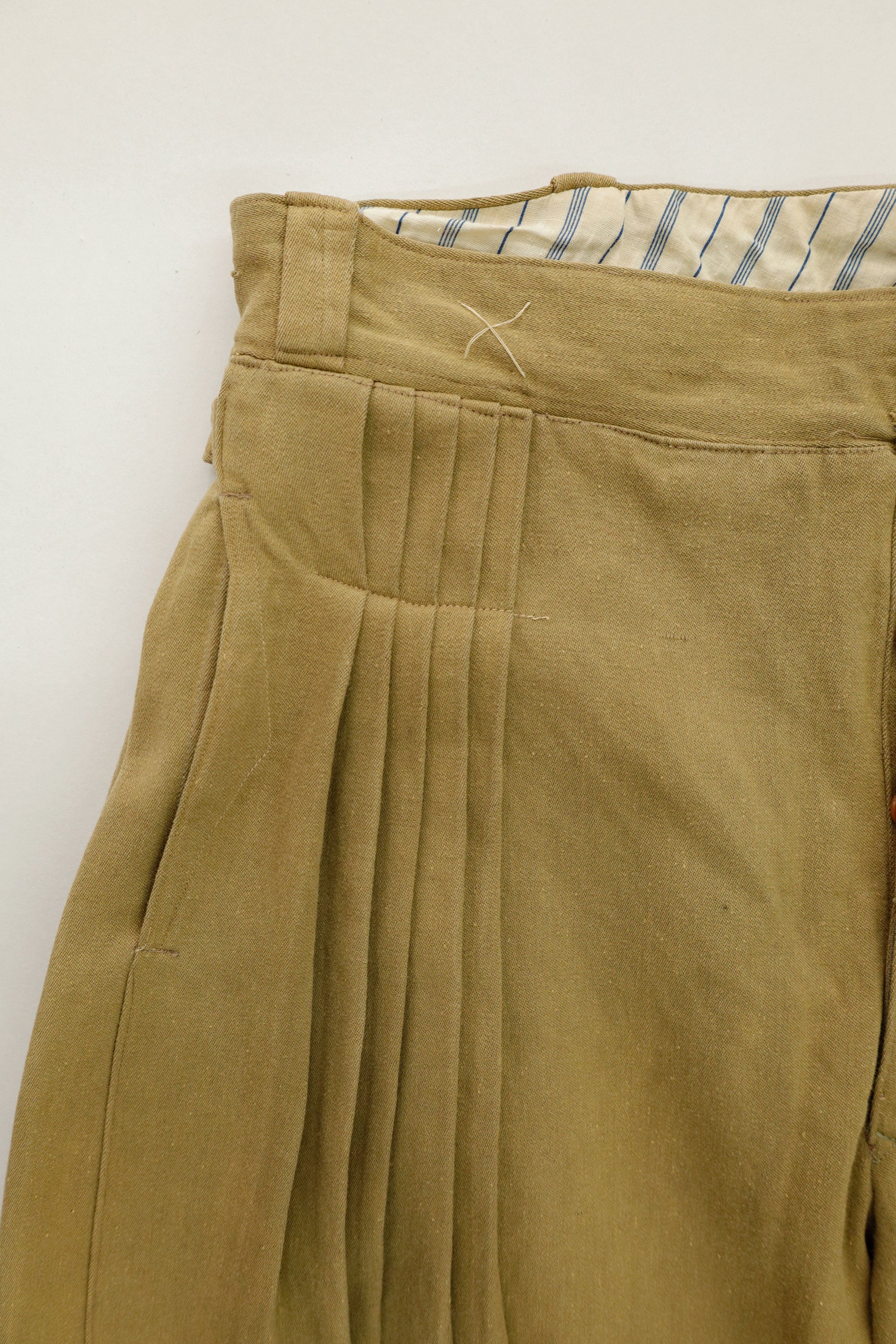 Balloon-Leg Cotton Pants c.1940