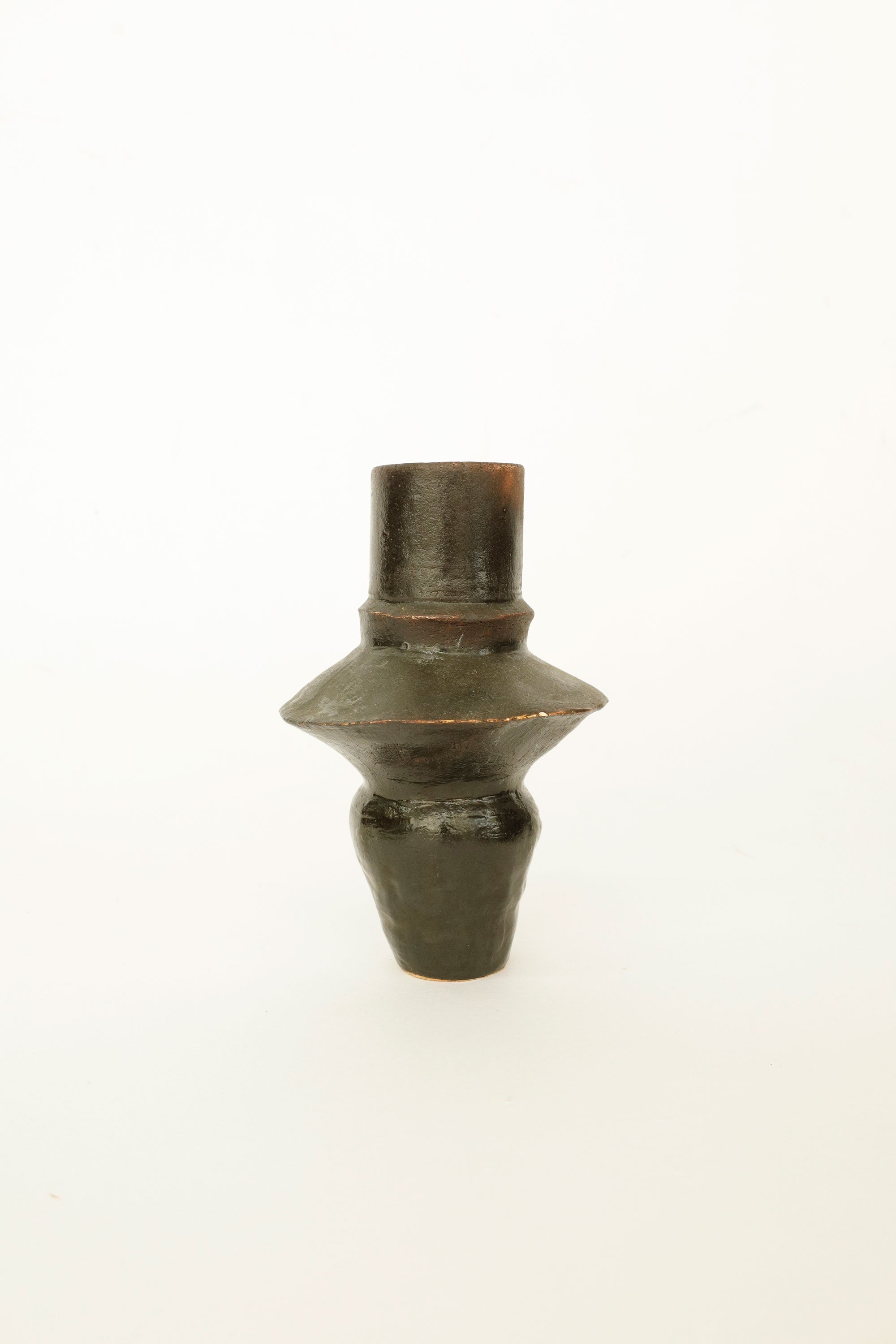 Hand-Formed Studio Pottery Vessel – Maker Unknown, Date Unknown