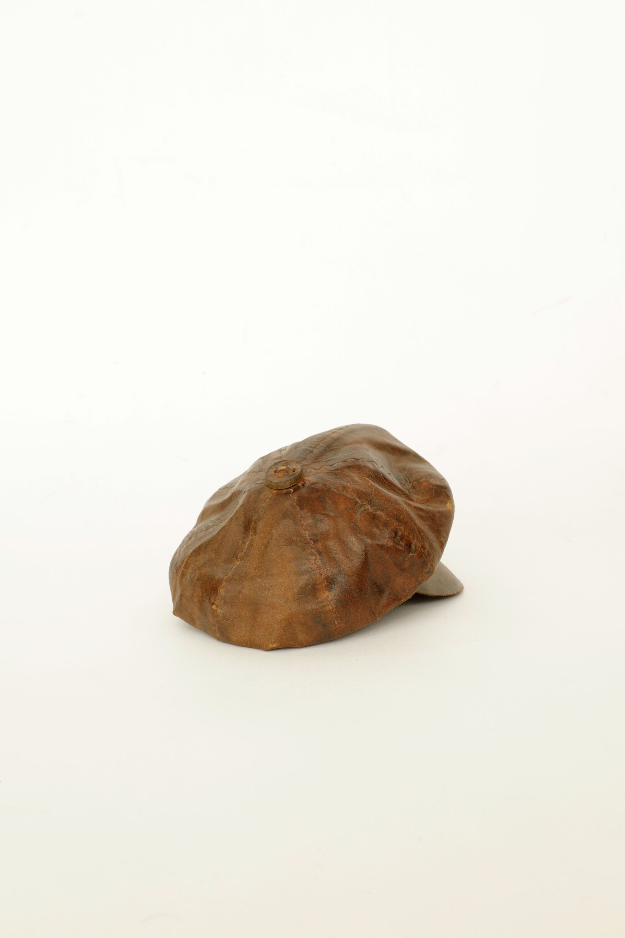 Leather  Sculpture Casket Hat– Brazil, c.1970s