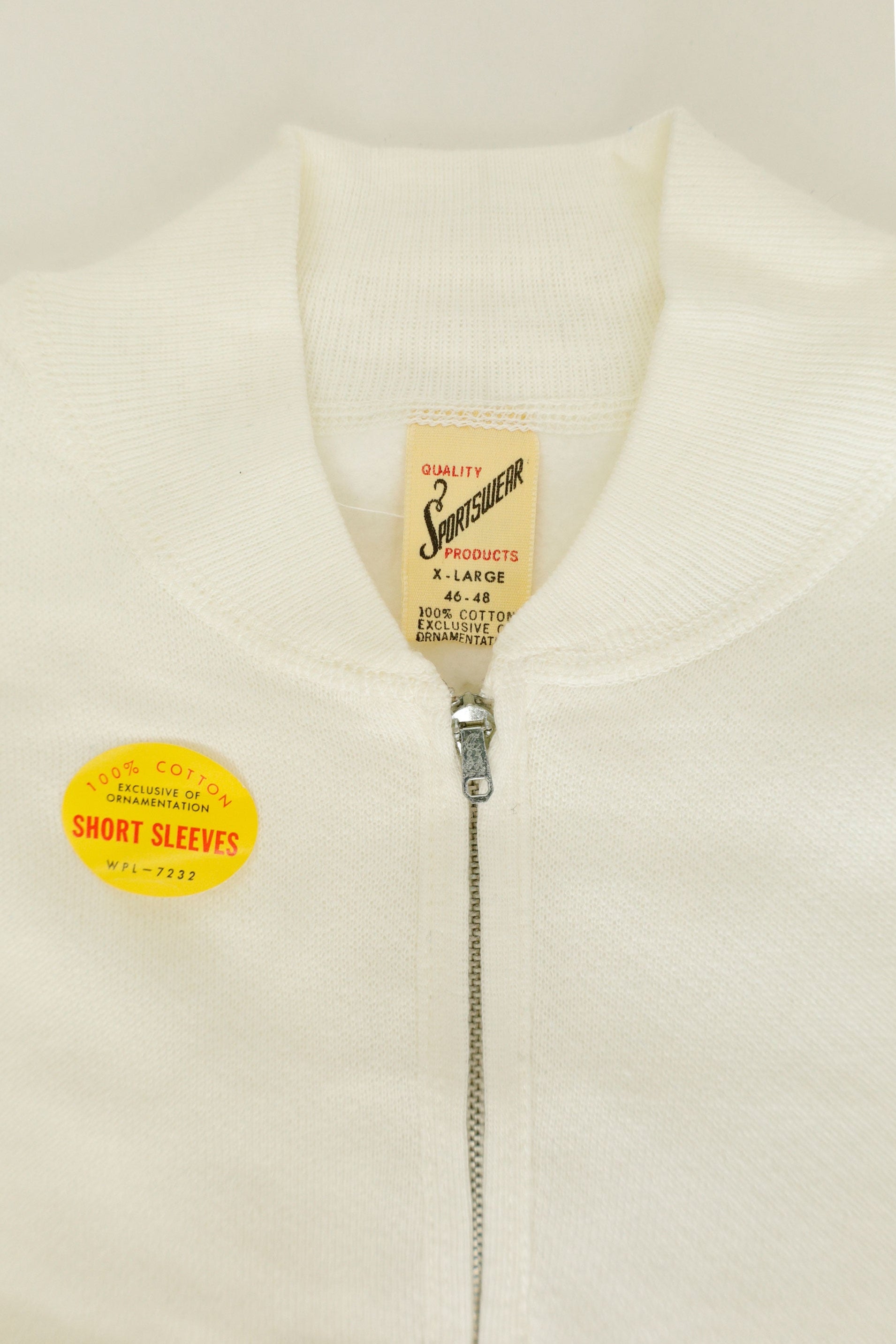 Deadstock Half-Zip Sweatshirt – Sportswear Products, USA, c.1960s