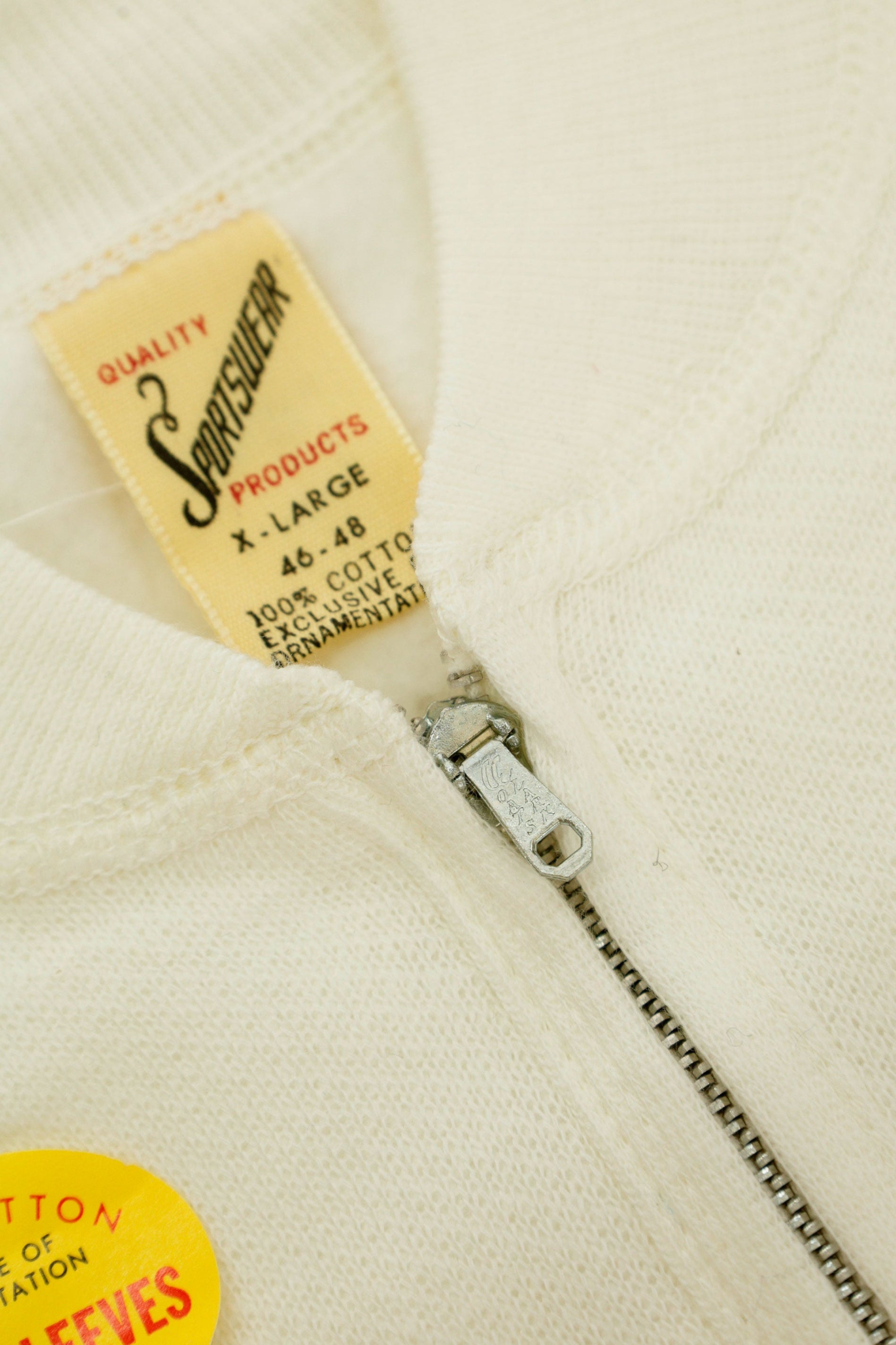 Deadstock Half-Zip Sweatshirt – Sportswear Products, USA, c.1960s