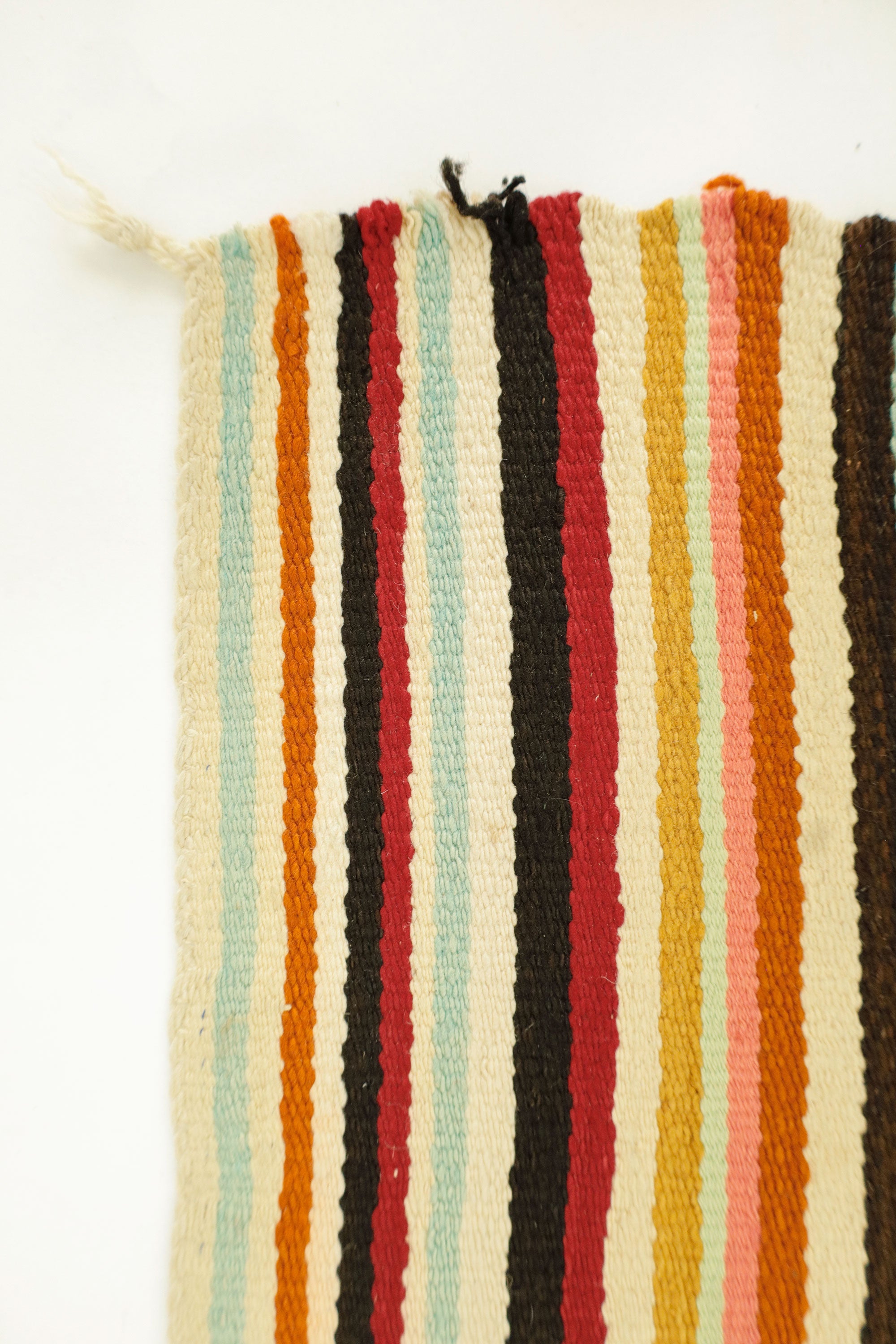 Mid‑Century Navajo Striped Rug – South West Us, c. 1940s–60s