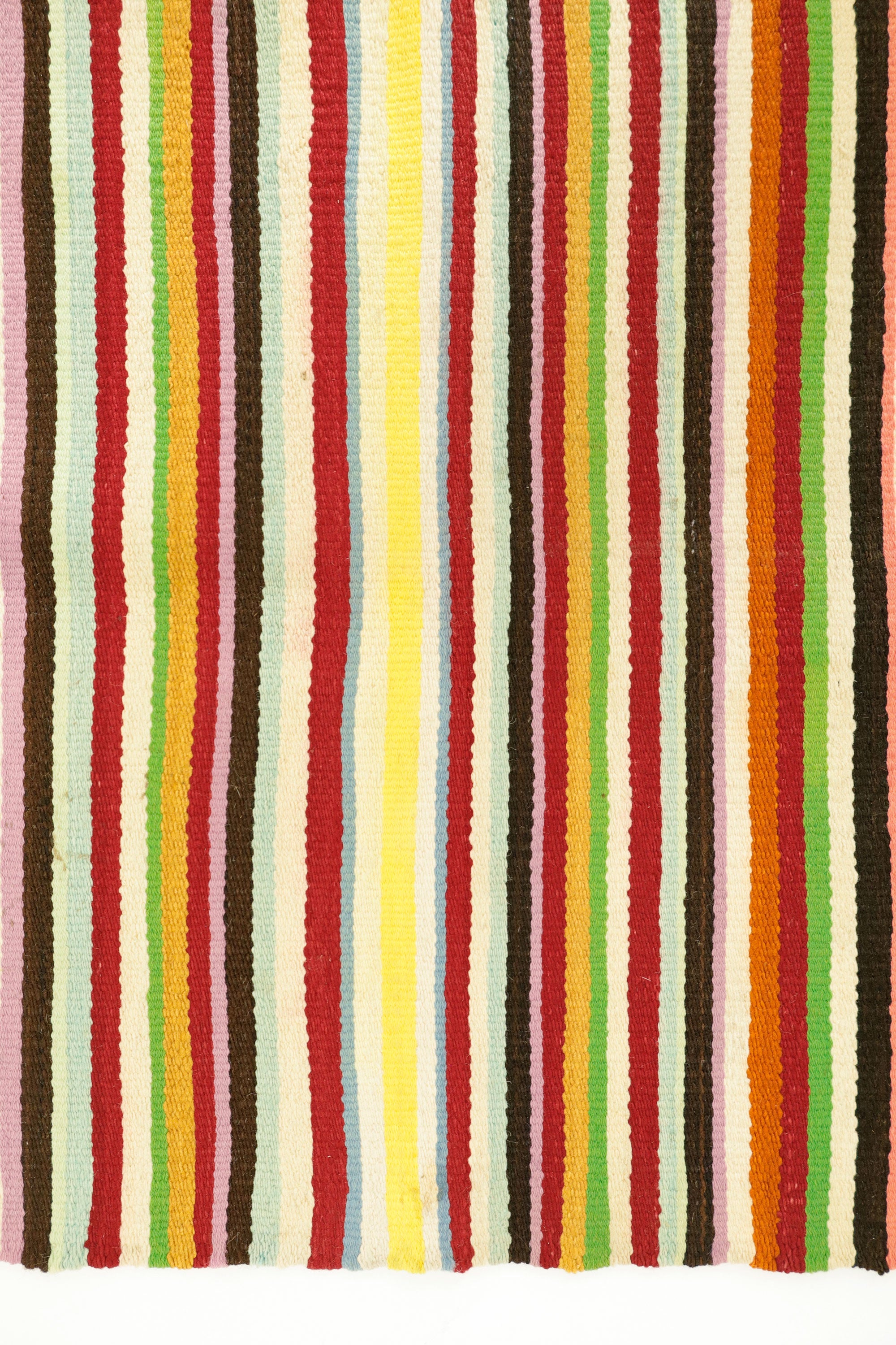 Mid‑Century Navajo Striped Rug – South West Us, c. 1940s–60s