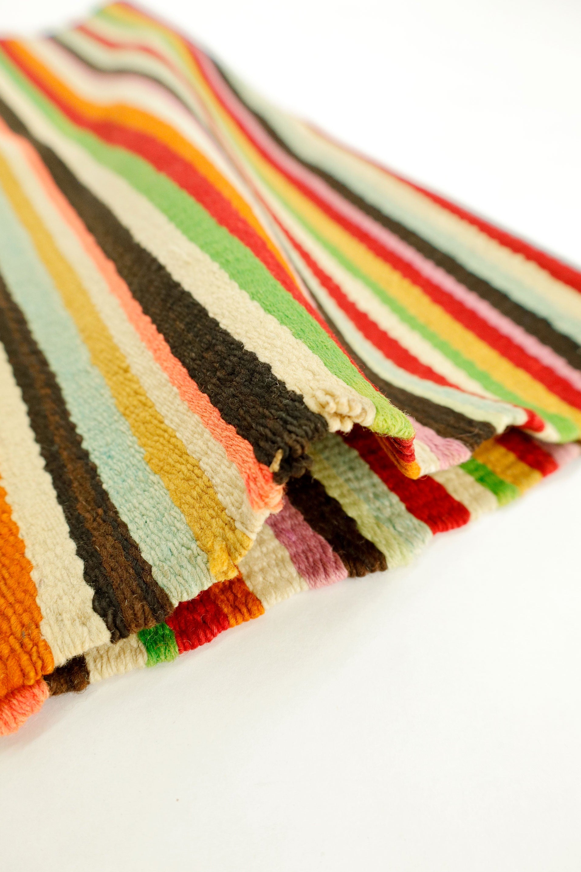 Mid‑Century Navajo Striped Rug – South West Us, c. 1940s–60s