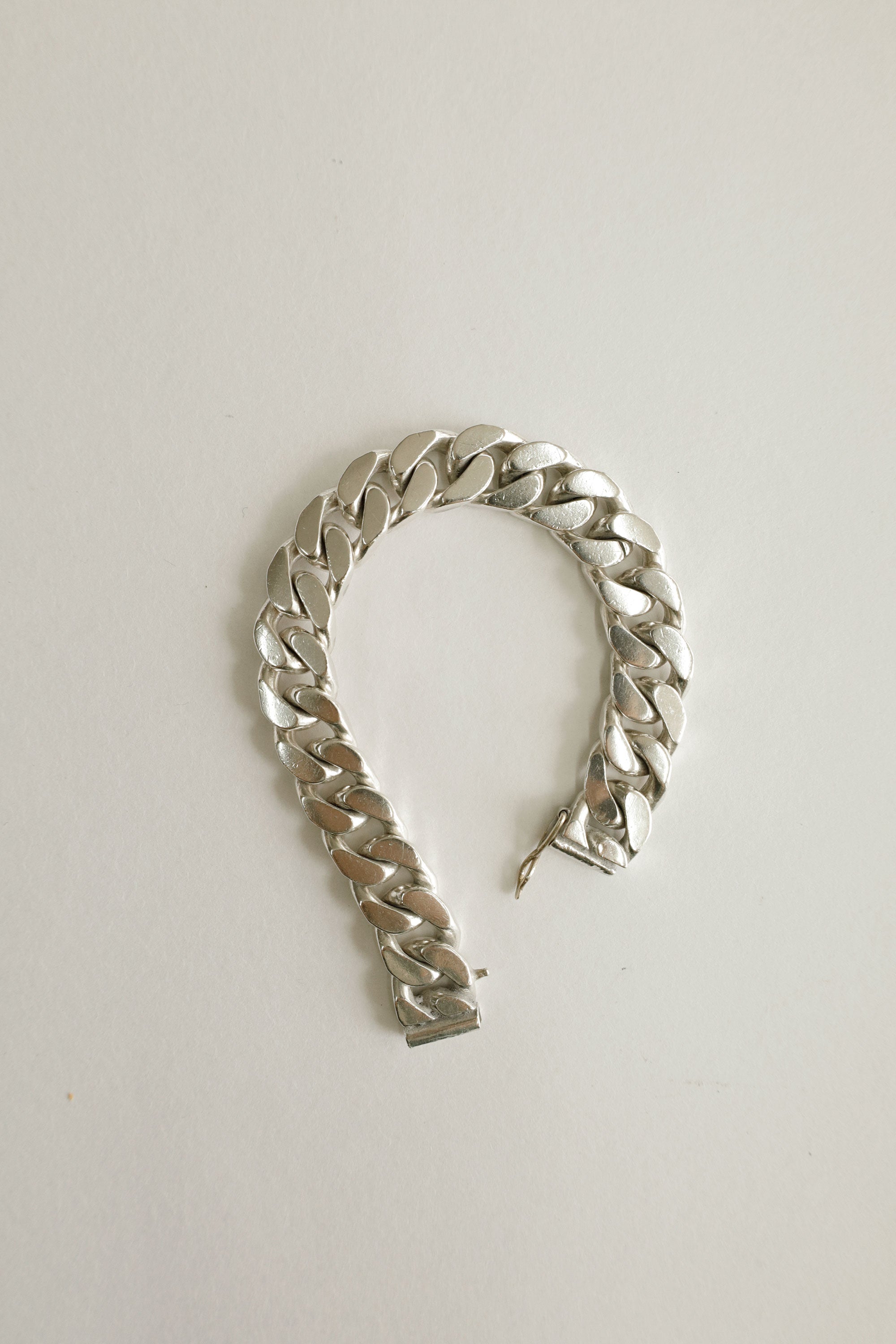 Sterling Silver Curb Chain Bracelet – Casa Prieto, Mexico, c.1950s