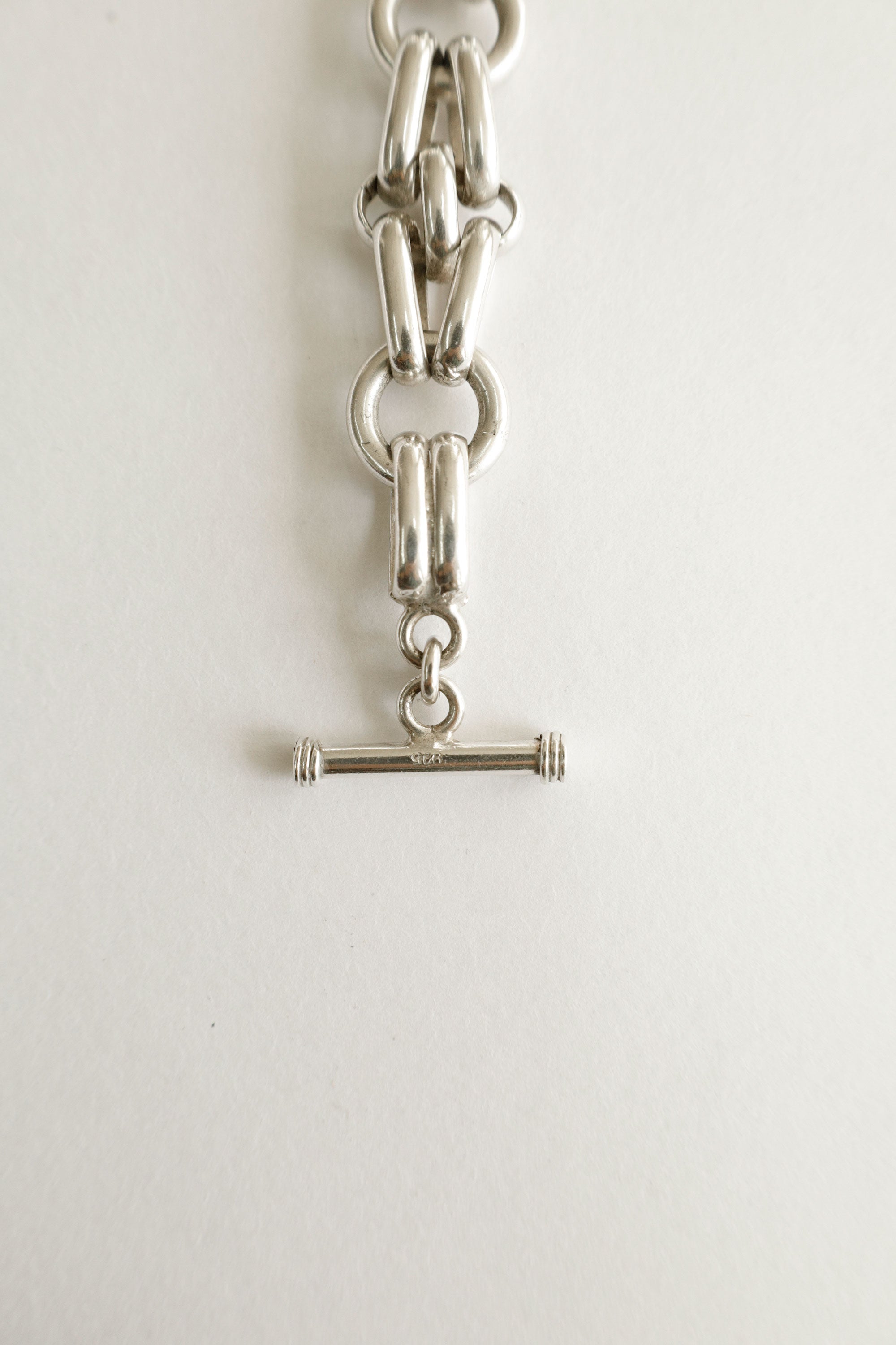 Interlinked Weight – Sterling Silver Bracelet, c.1990s