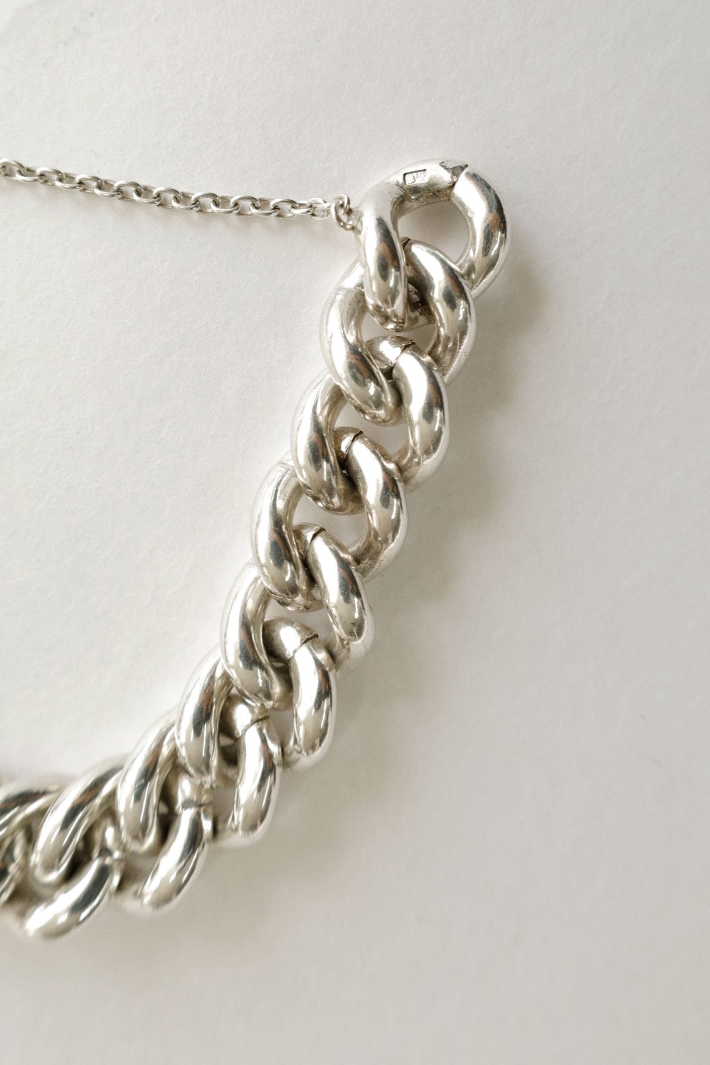 Heavy Curb Chain Bracelet – c.1990s