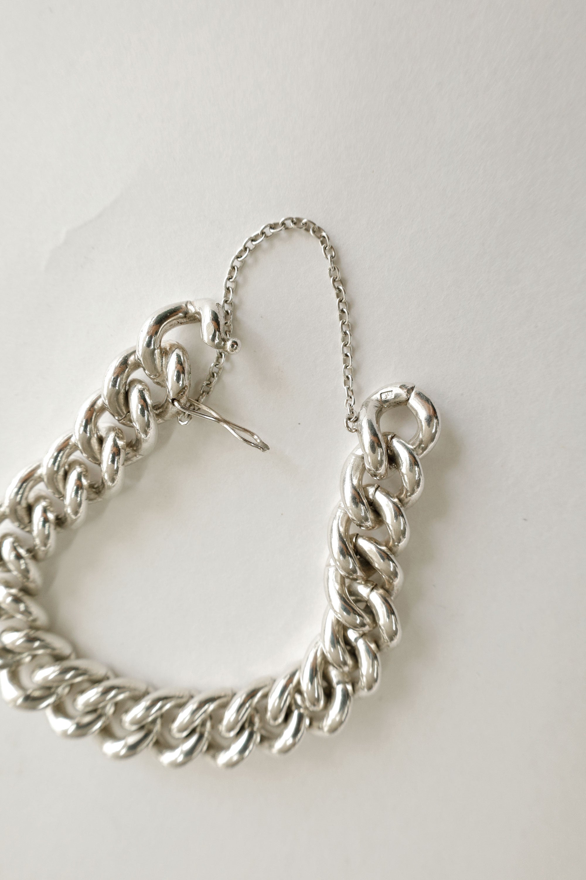 Heavy Curb Chain Bracelet – c.1990s