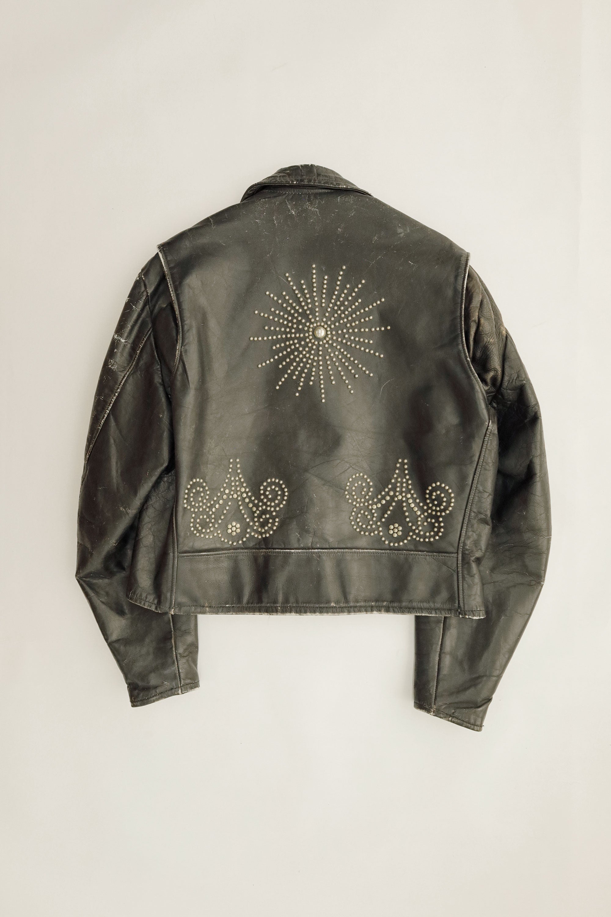 Custom-Studded Motorcycle Jacket – Antik Denim Vintage, c.2000s