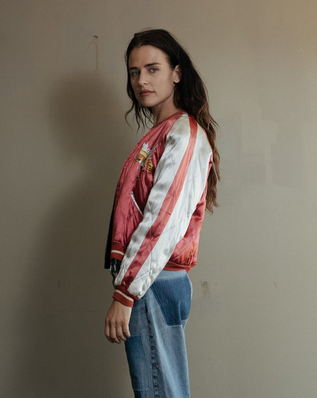 1950's Japanese Souvenir Jacket "Tiger & Eagle"