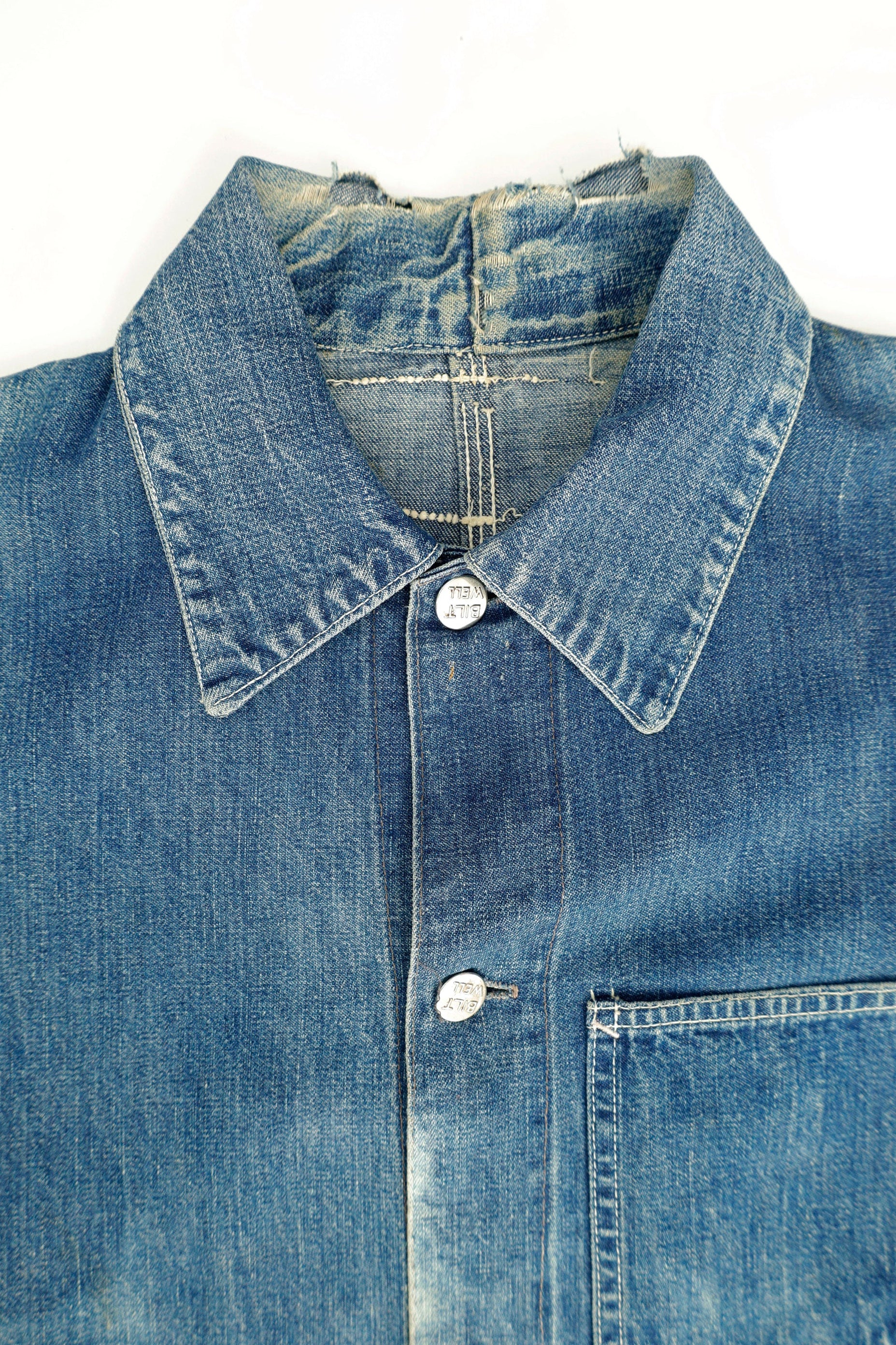 8oz Denim Chore Jacket  - Bilt Well, 1930s