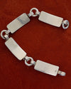 Plate Link Silver Bracelet 9336