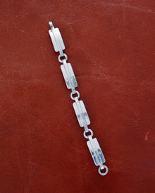  Plate Link Silver Bracelet 9336