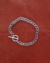 Narrow Chain Silver Bracelet 9349