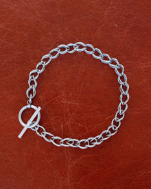  Narrow Chain Silver Bracelet 9349