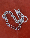 Narrow Chain Silver Bracelet 9349