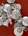 Vintage Silver Charm Bracelet 9358