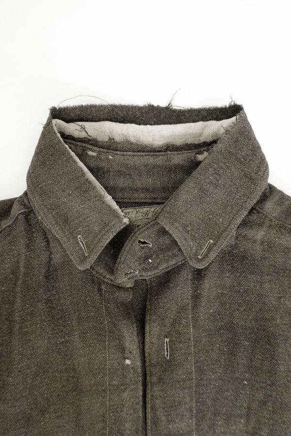 DIstressed Wool Work Shirt – E & A Co., Union Made, c.1910s