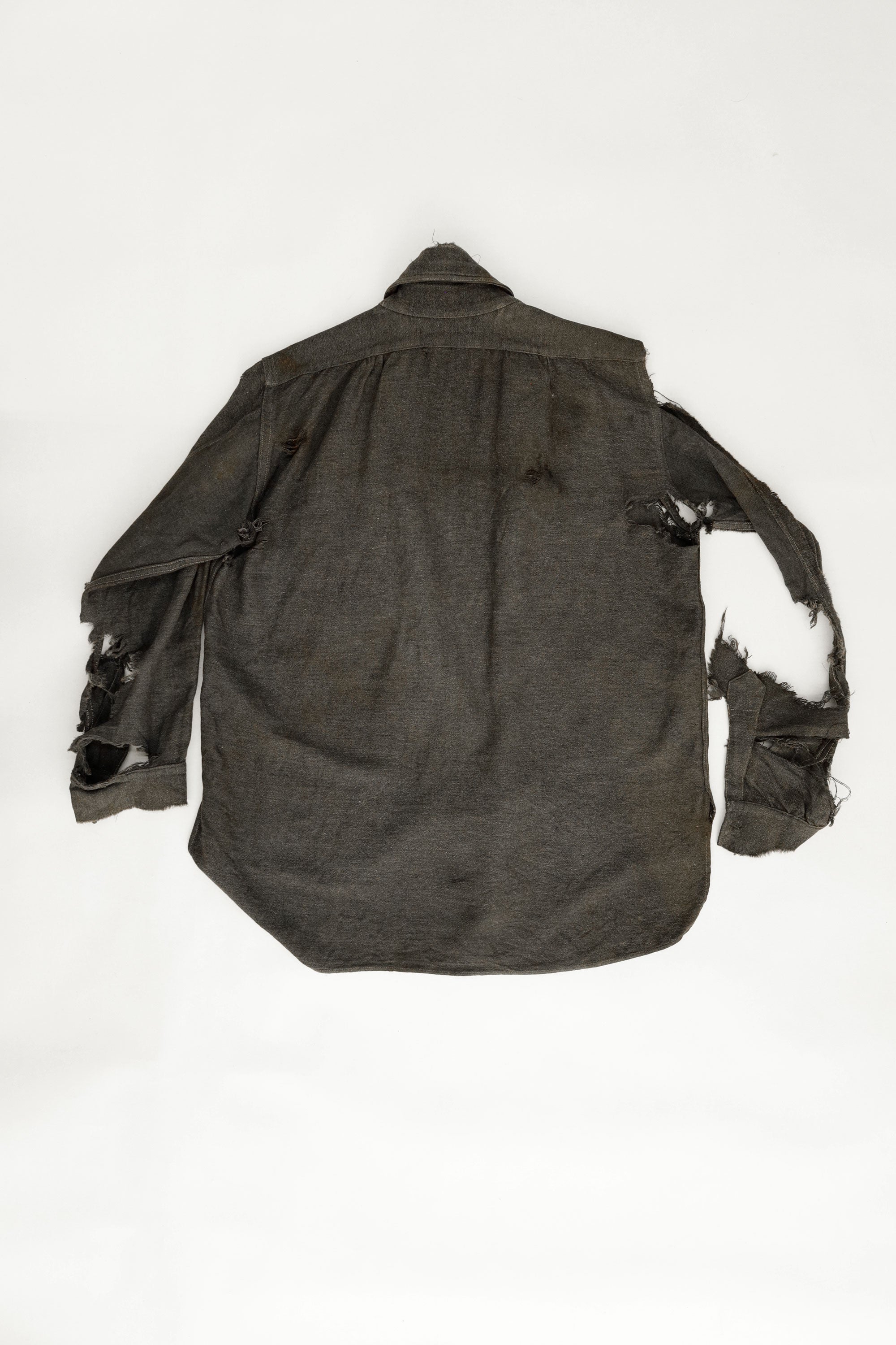 DIstressed Wool Work Shirt – E & A Co., Union Made, c.1910s