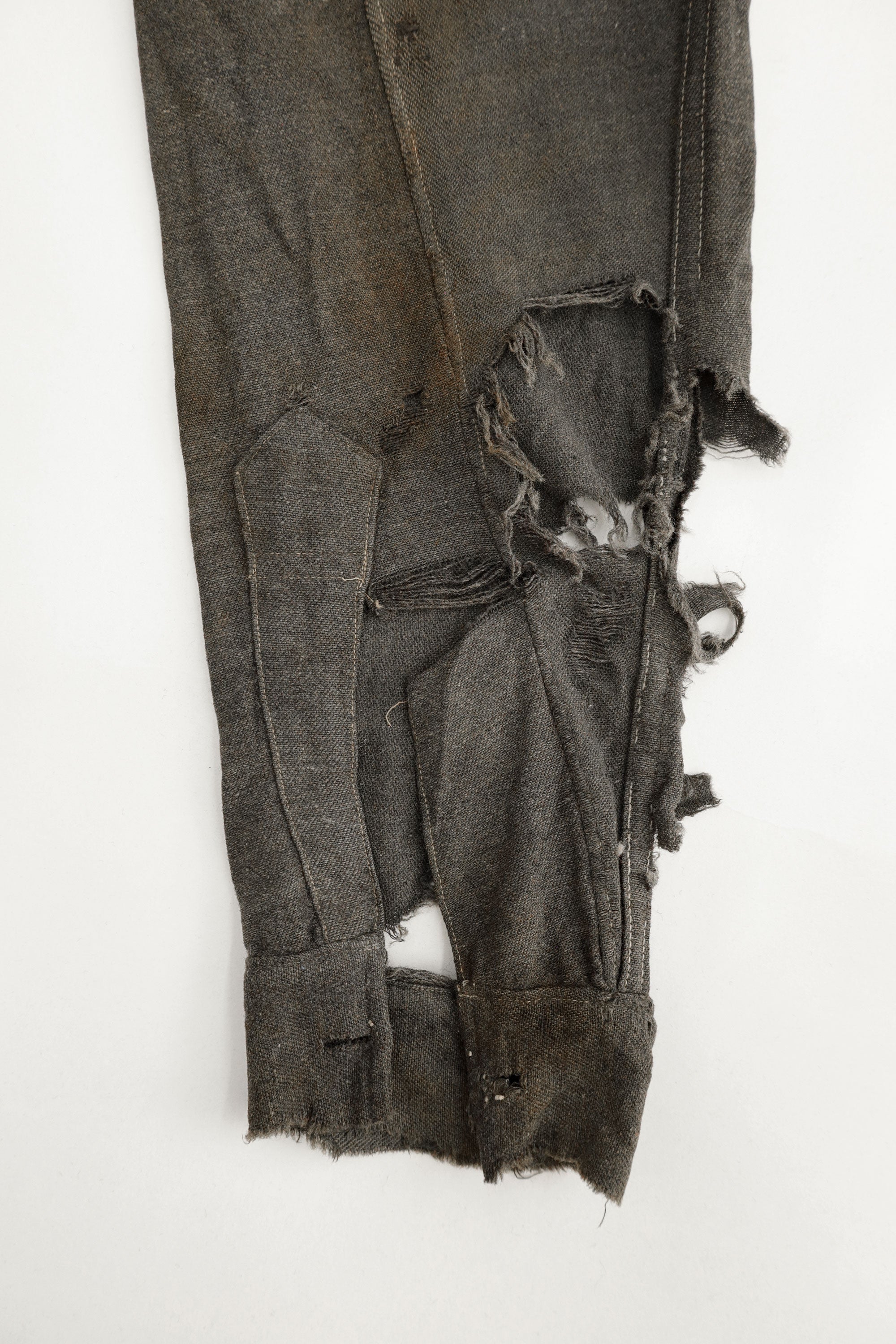 DIstressed Wool Work Shirt – E & A Co., Union Made, c.1910s