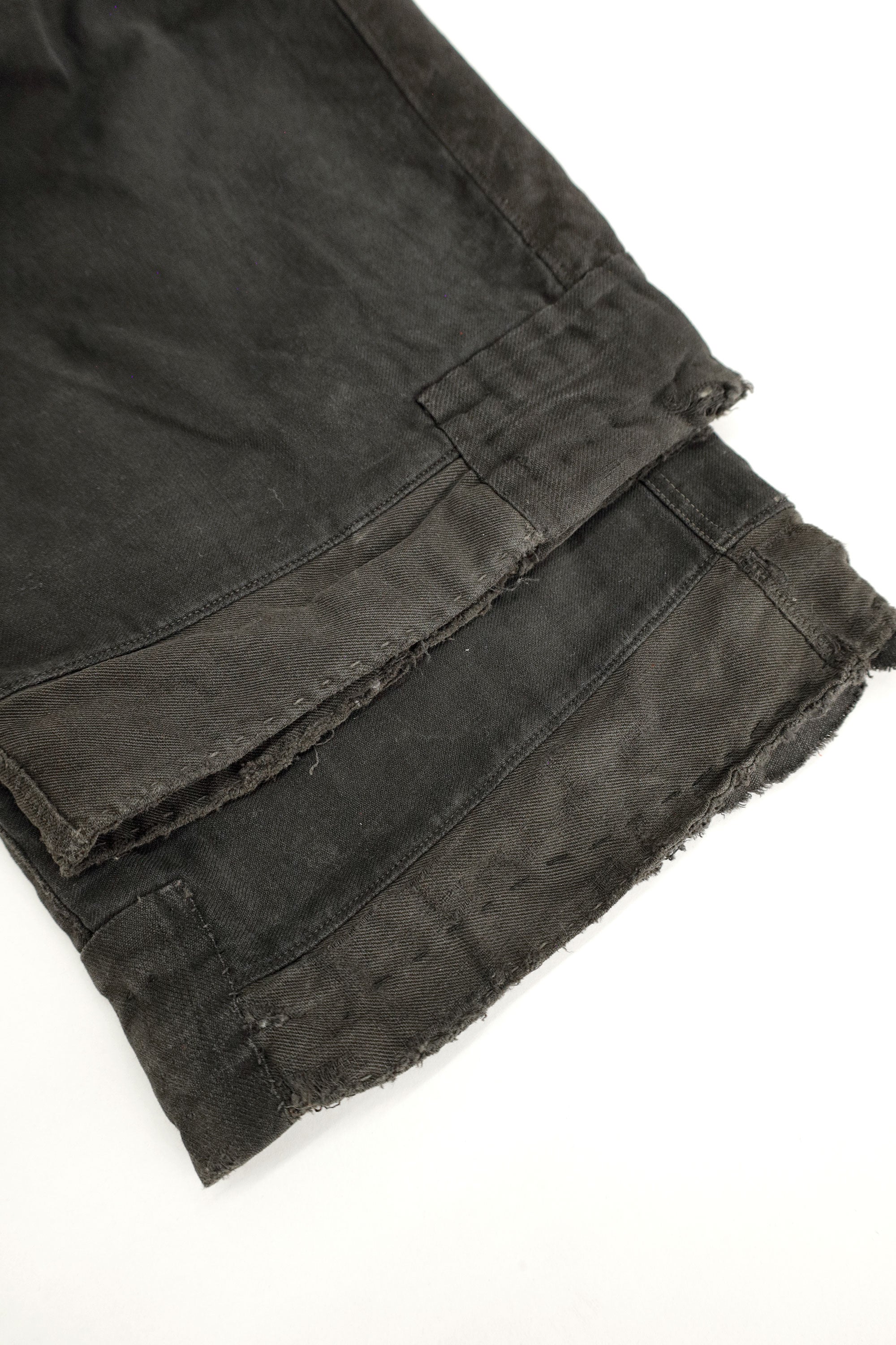 Distressed Cinch-Back Trousers — Japan, c.1930s–1940s