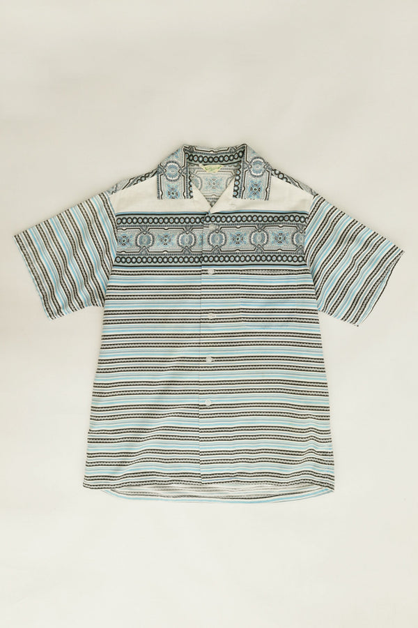 Blue Bandana Patterned Shirts  - California, 1960s