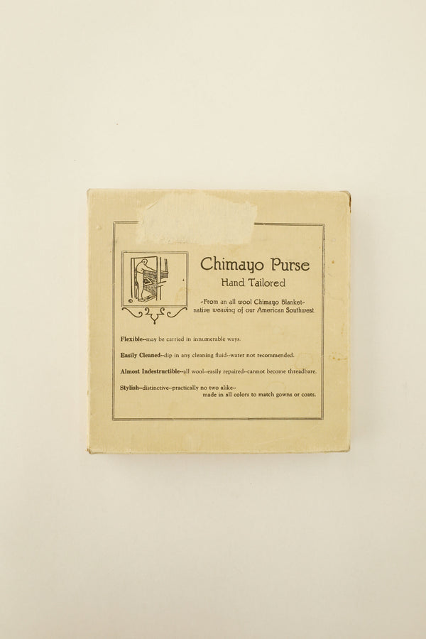 Chimayo Purse with Thunderbird Plate – Navajo, c.1940s