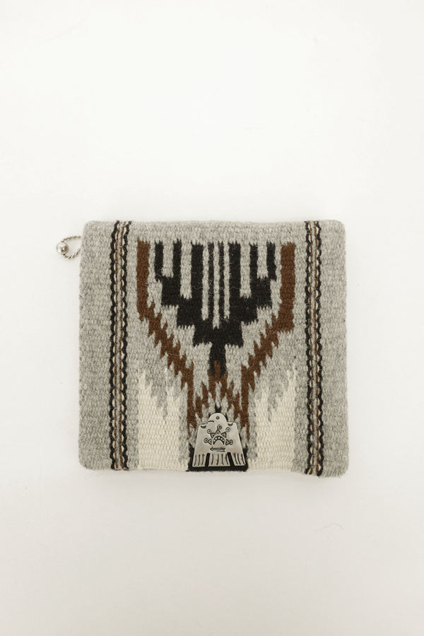 Chimayo Purse with Thunderbird Plate – Navajo, c.1940s