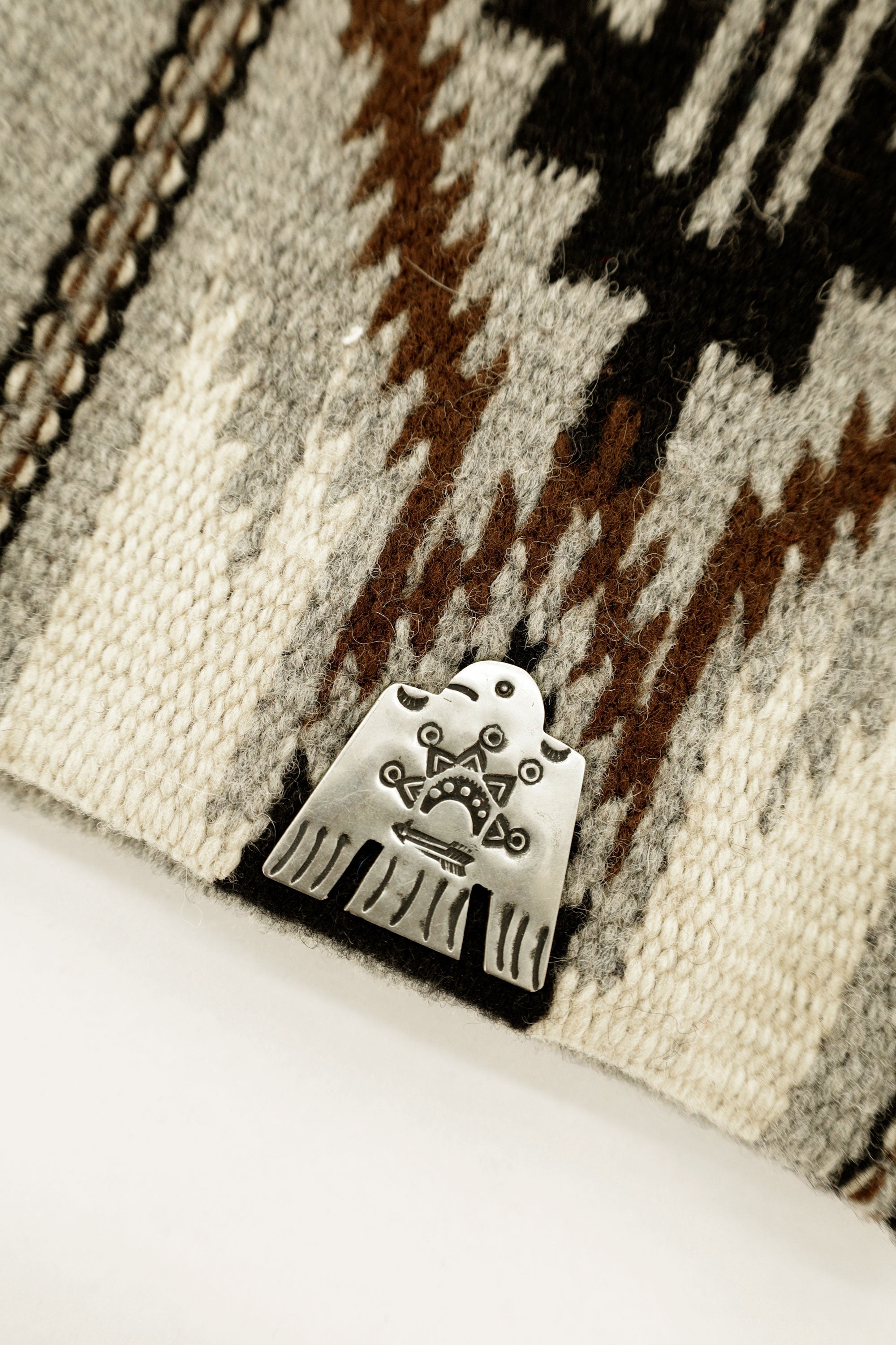 Chimayo Purse with Thunderbird Plate – Navajo, c.1940s