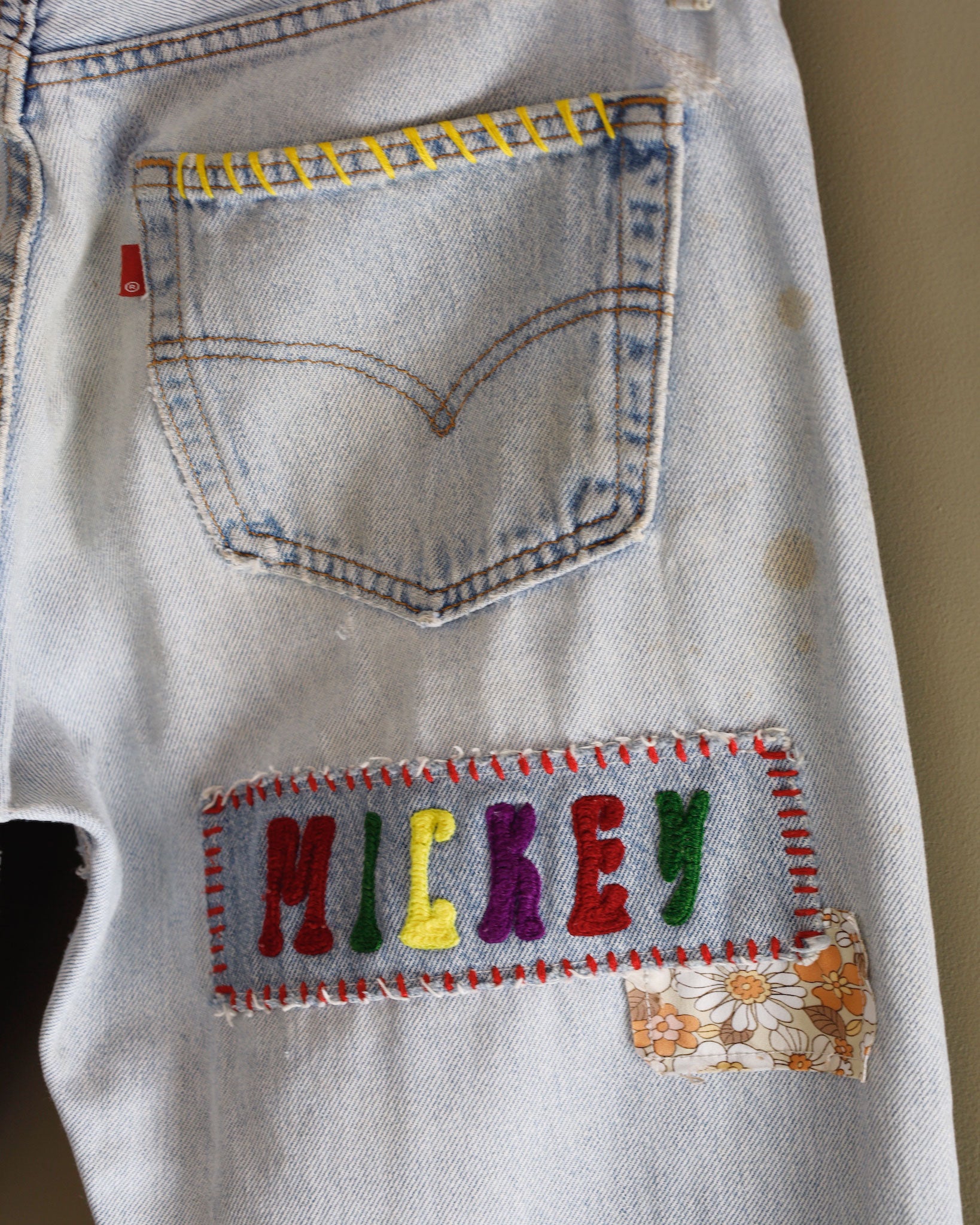 Custom Levi’s  Disney Bootscut