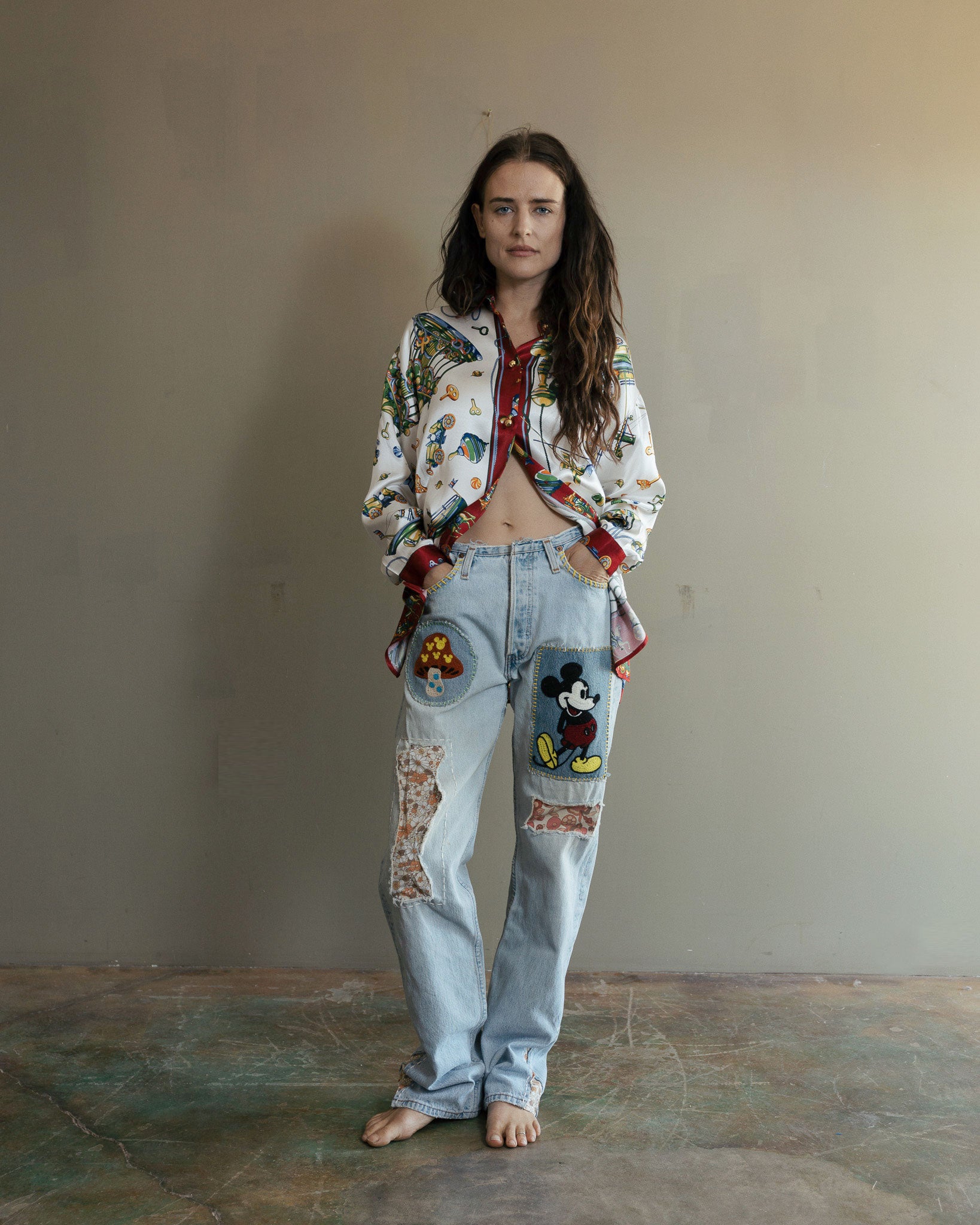 Custom Levi’s  Disney Bootscut