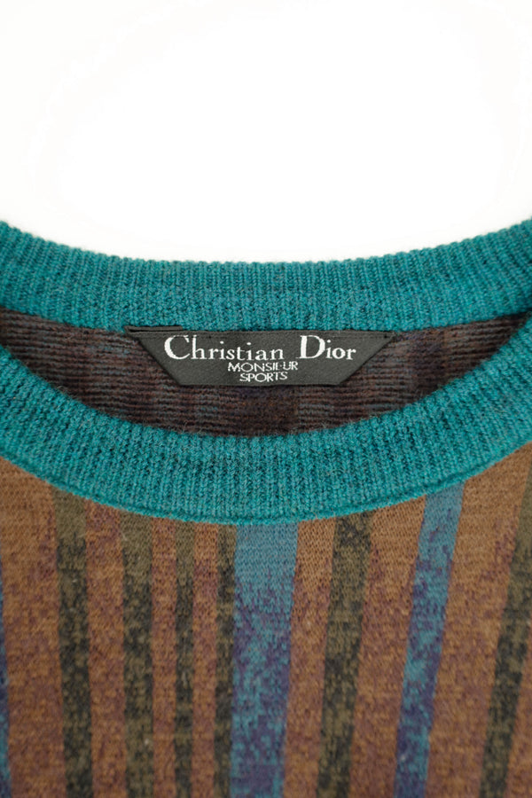 Gradient Stripe Knit Sweater – Christian Dior, c.1980s