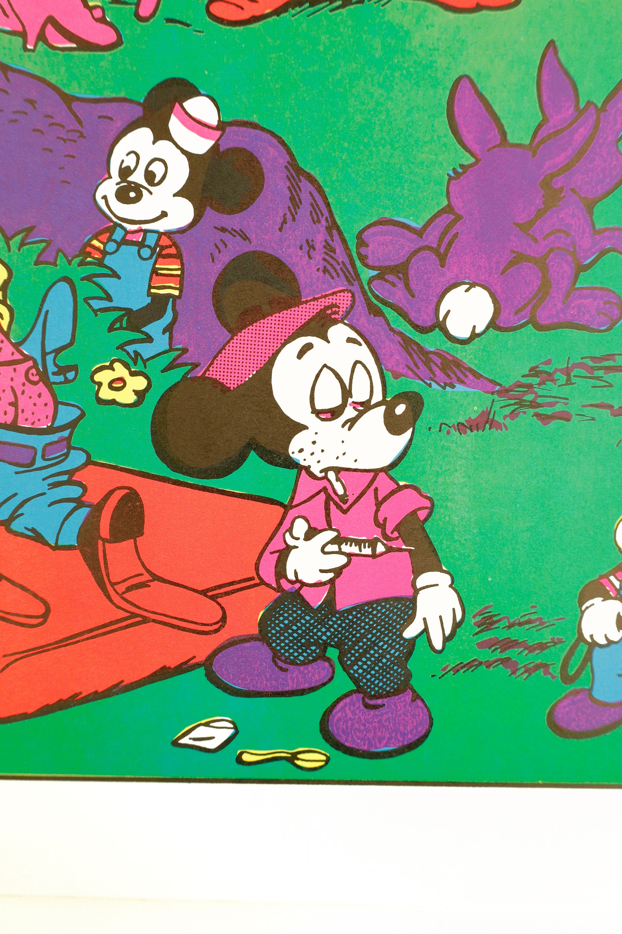 Disneyland Memorial Orgy Black Light Poster– Wally Wood , c.1970's