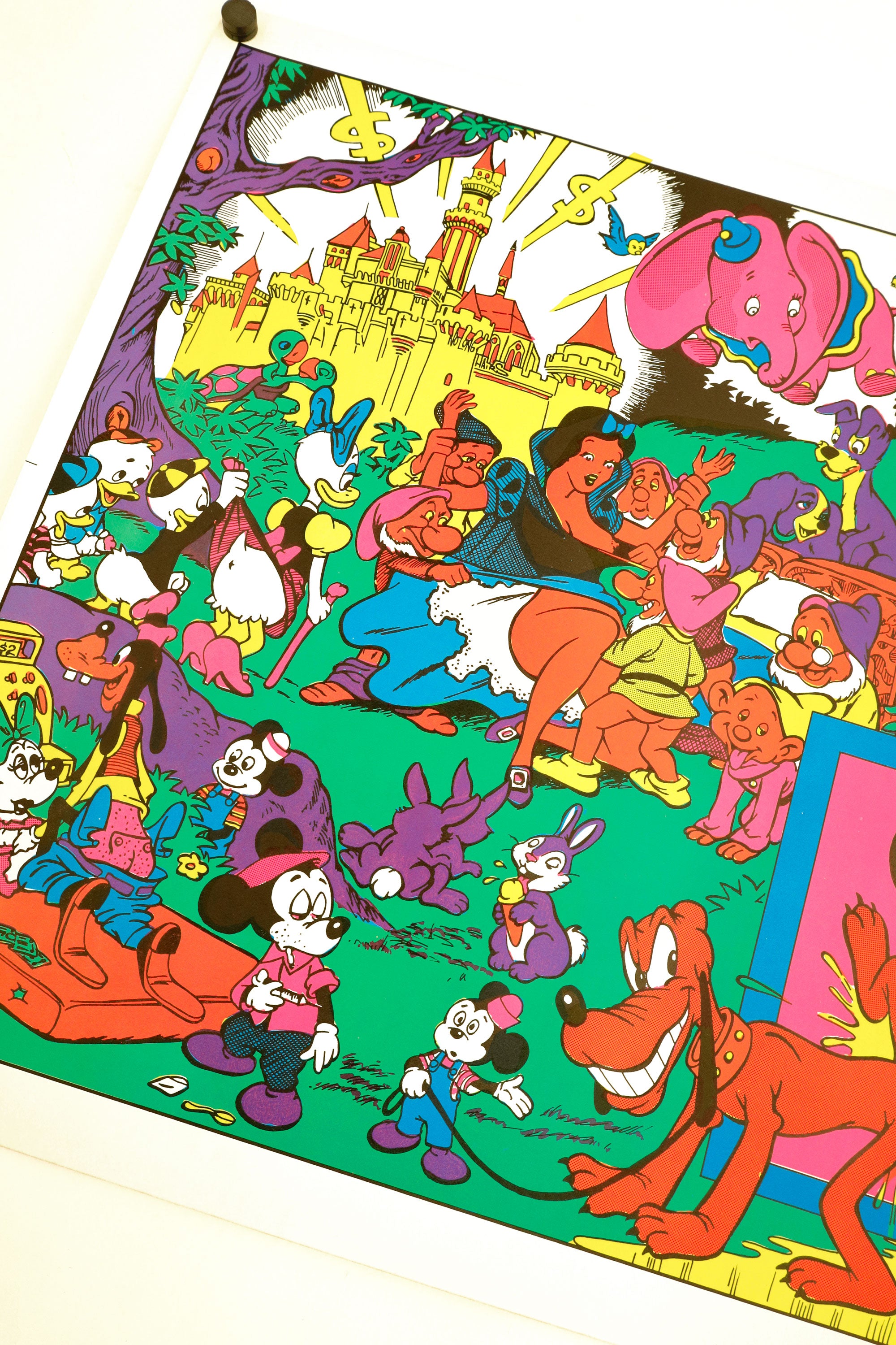 Disneyland Memorial Orgy Black Light Poster– Wally Wood , c.1970's