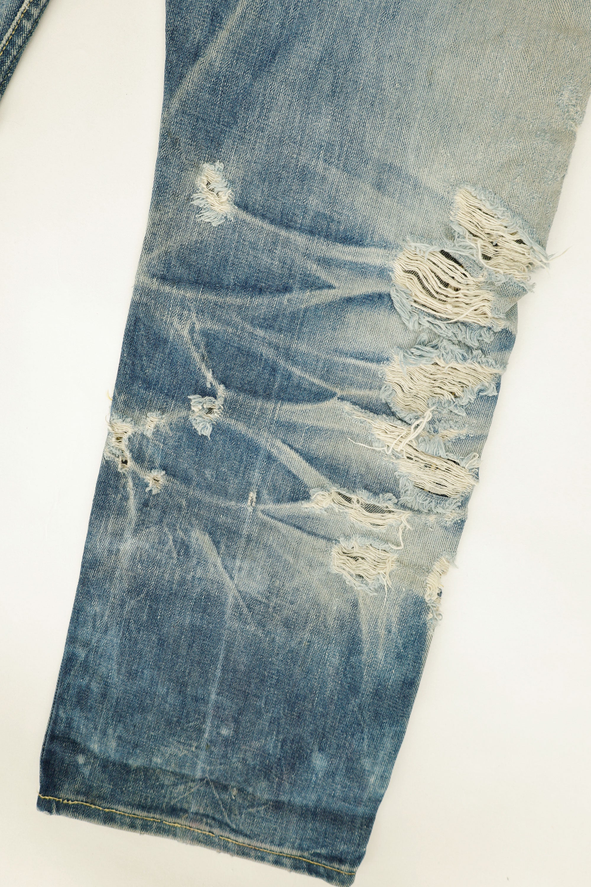 Distressed Cowboy Jeans - Lee, 1970s