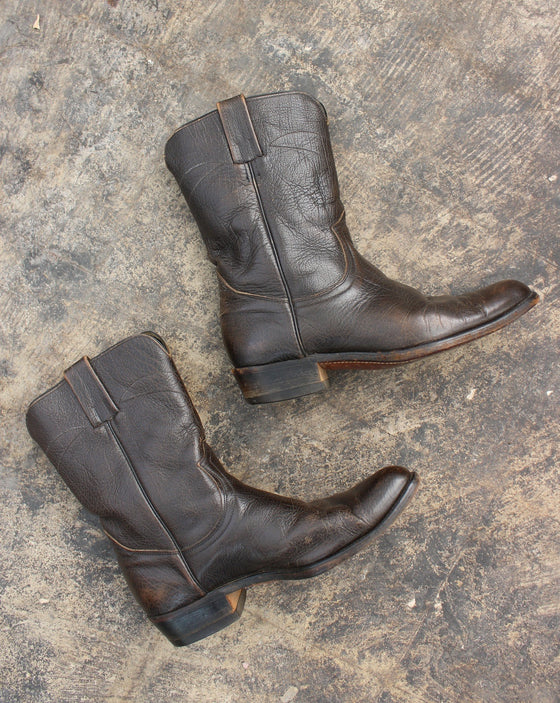 FRYE Men s Western Boots 9E en vintage