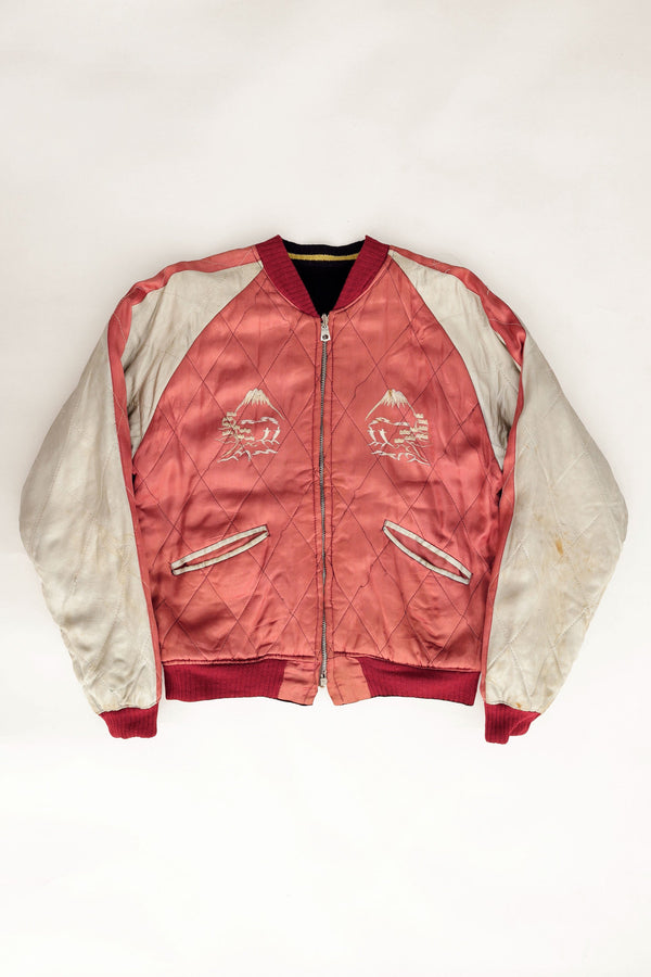 Eagle & Snake Velour Souvenir Jacket  - Japan , 1950s