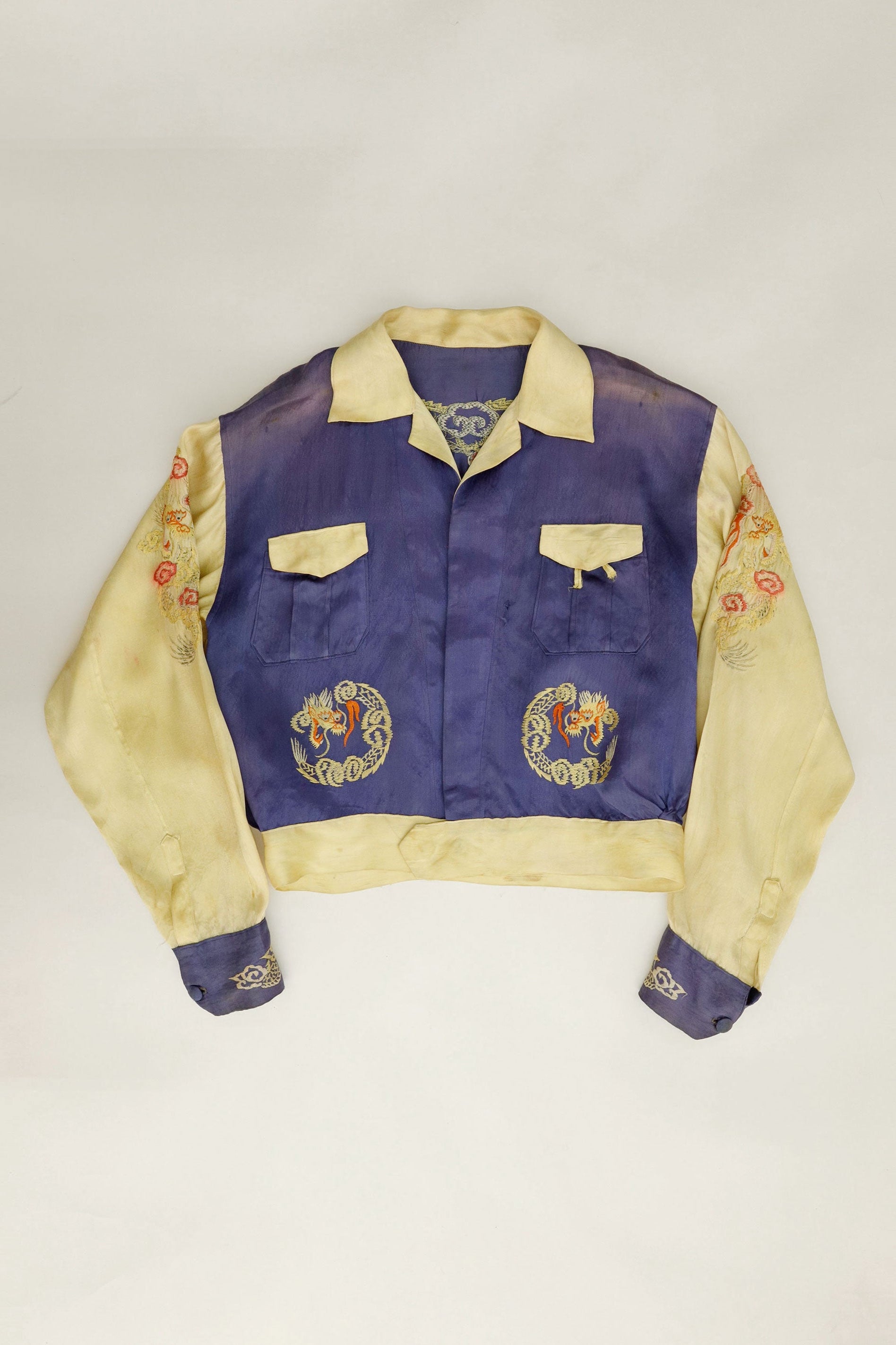 Frying Dragon Souvenir Shirts  - Japan , 1950s