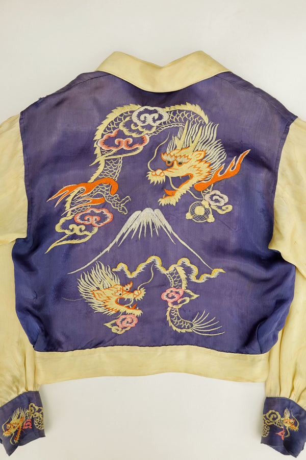 Frying Dragon Souvenir Shirts  - Japan , 1950s