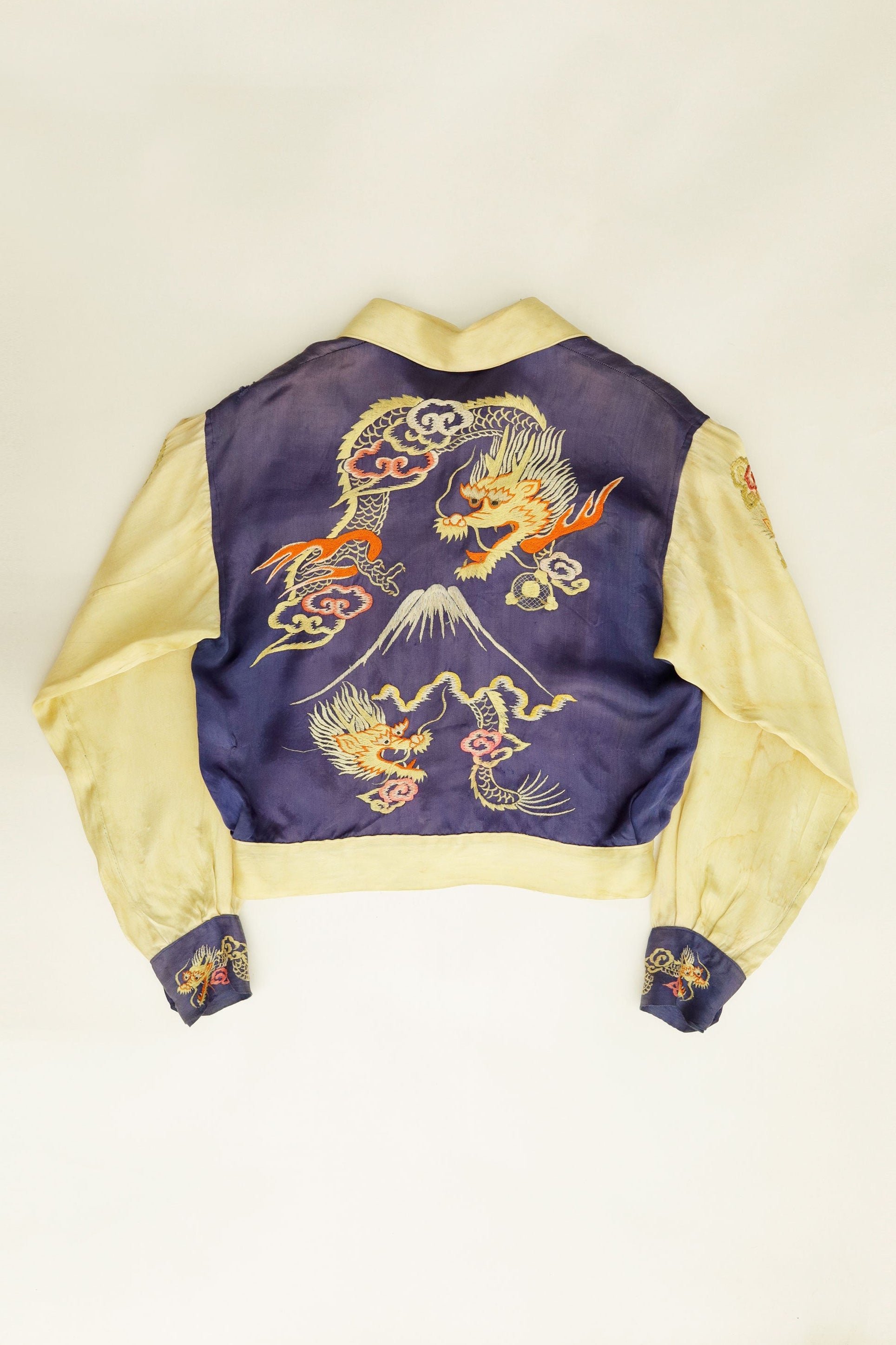 Frying Dragon Souvenir Shirts  - Japan , 1950s