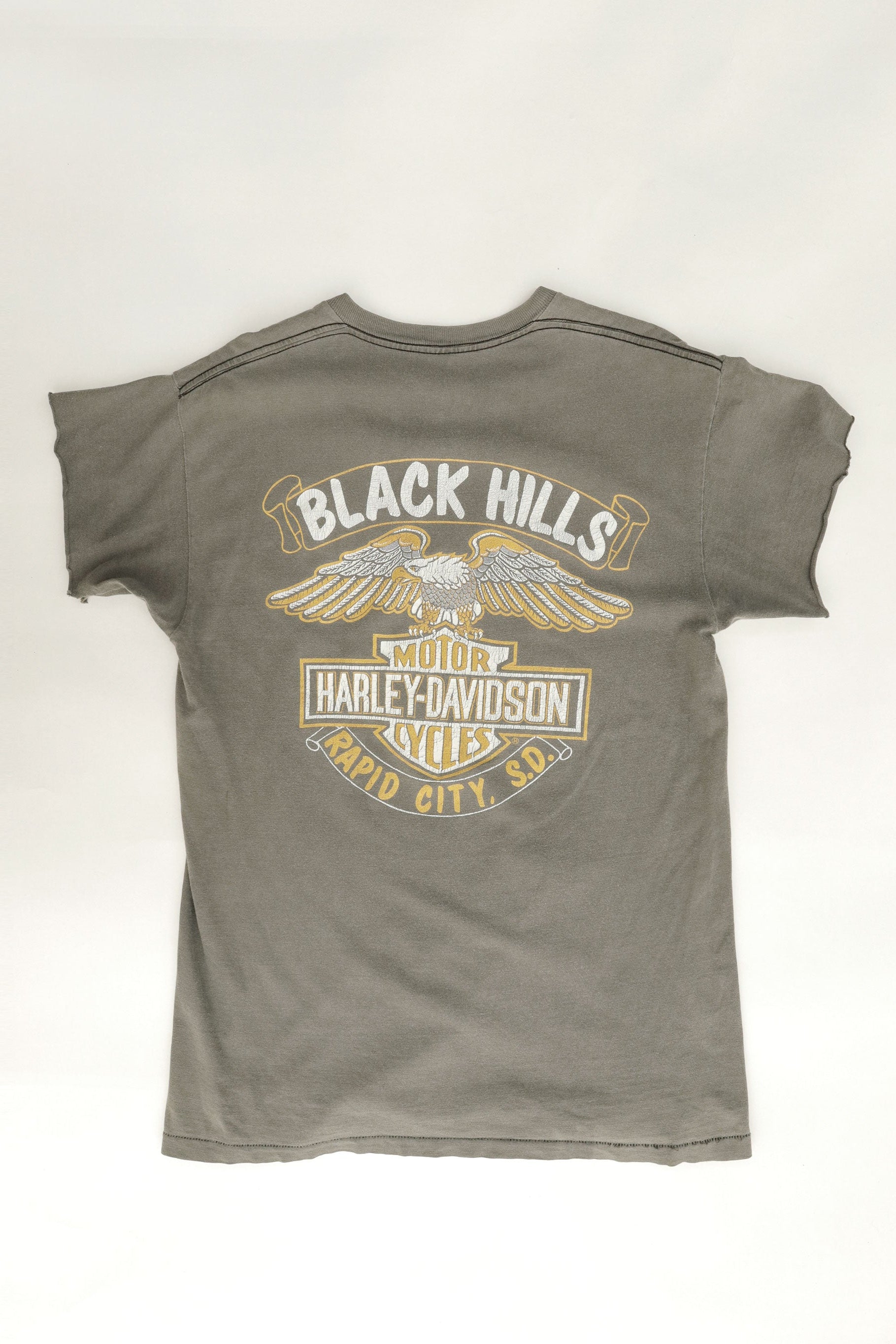 Harley Davidson Motorcycle Tee  - Black Hills, 1980s