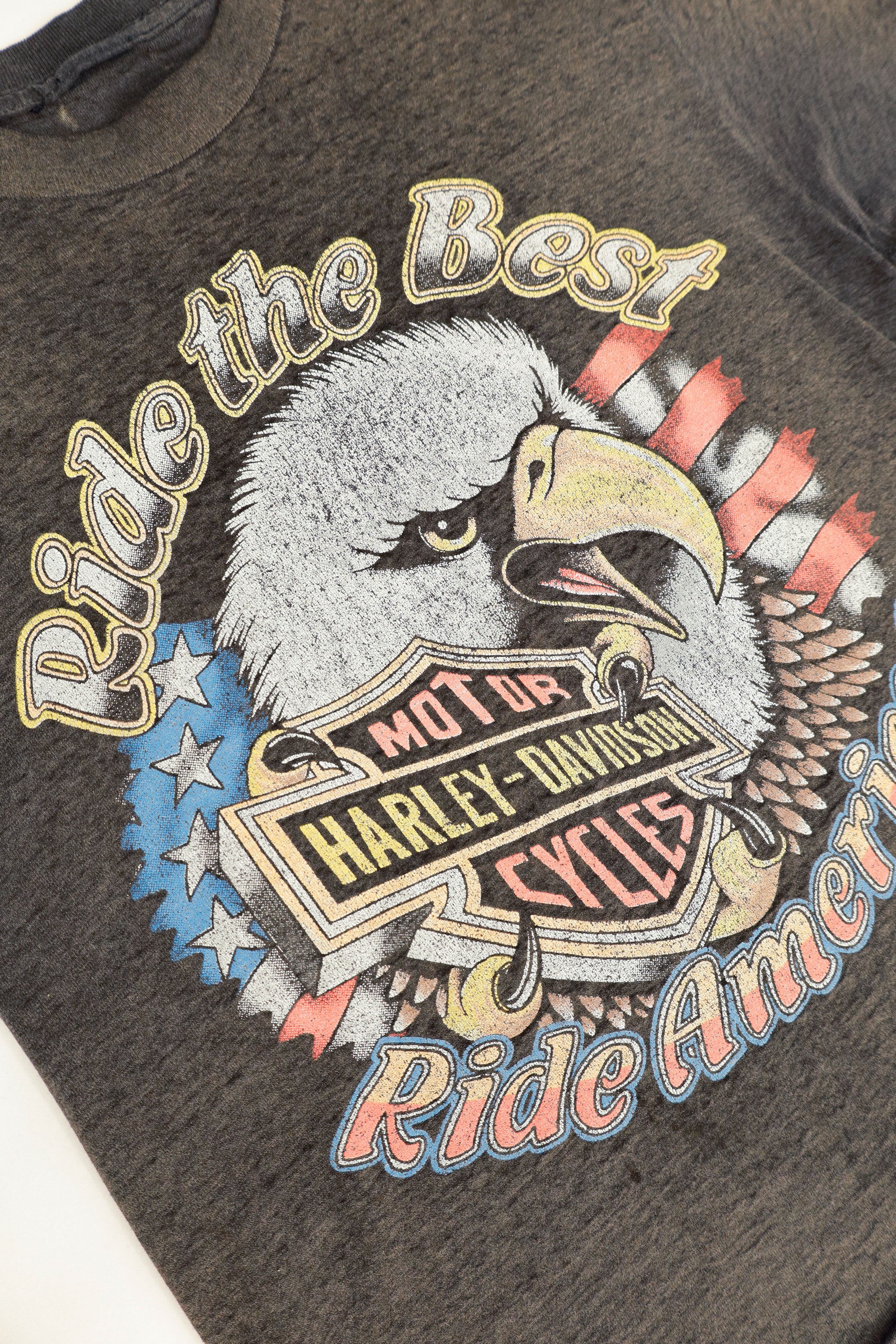 Harley Davidson Paper Thin Tee  - USA, 1980s