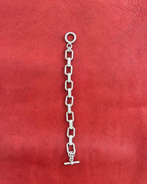 Vintage Mexican Heavy Chain Bracelet
